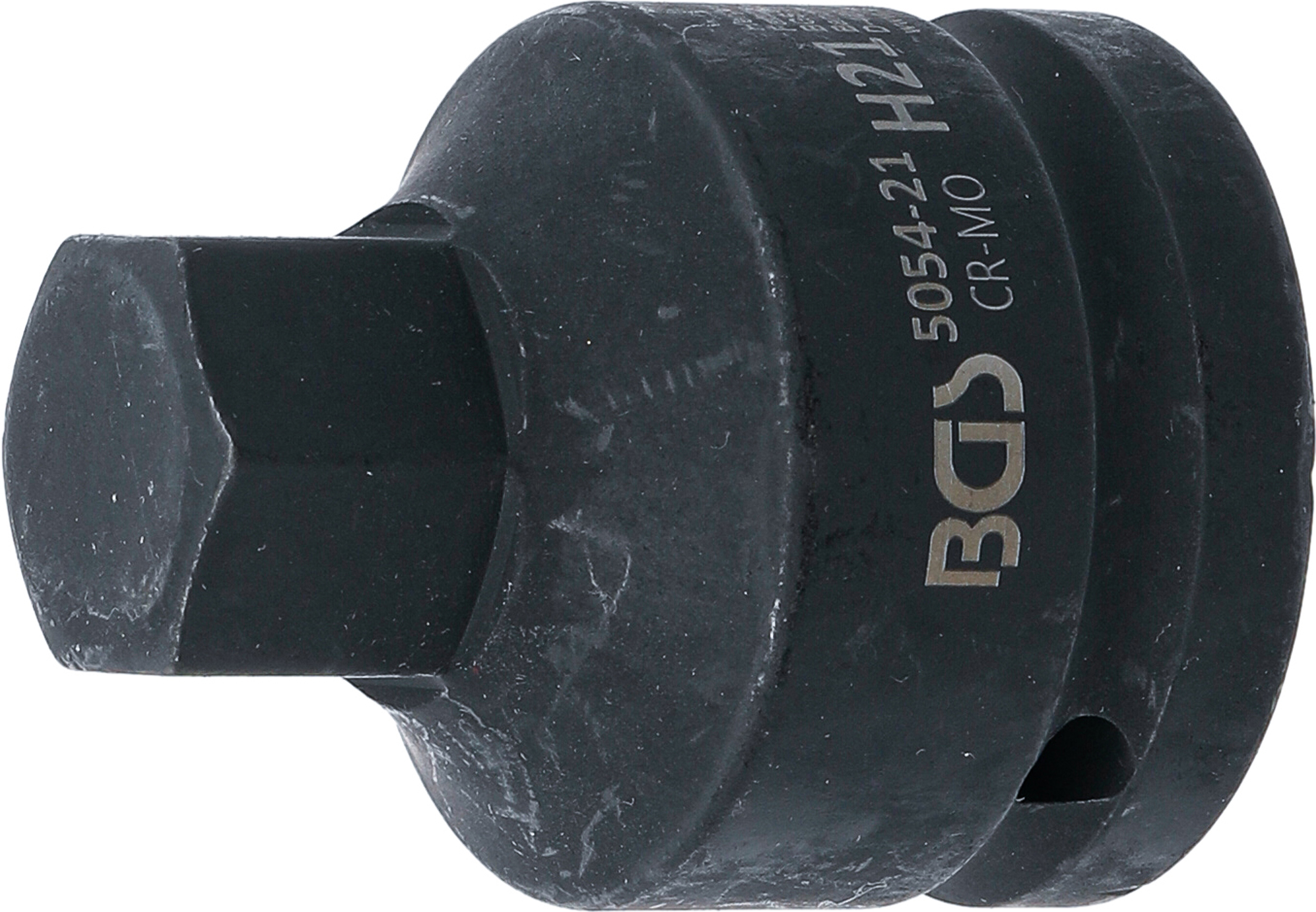 BGS Kraft-Bit-Einsatz | Länge 55 mm | Antrieb Innenvierkant 20 mm (3/4") | Innensechskant 21 mm