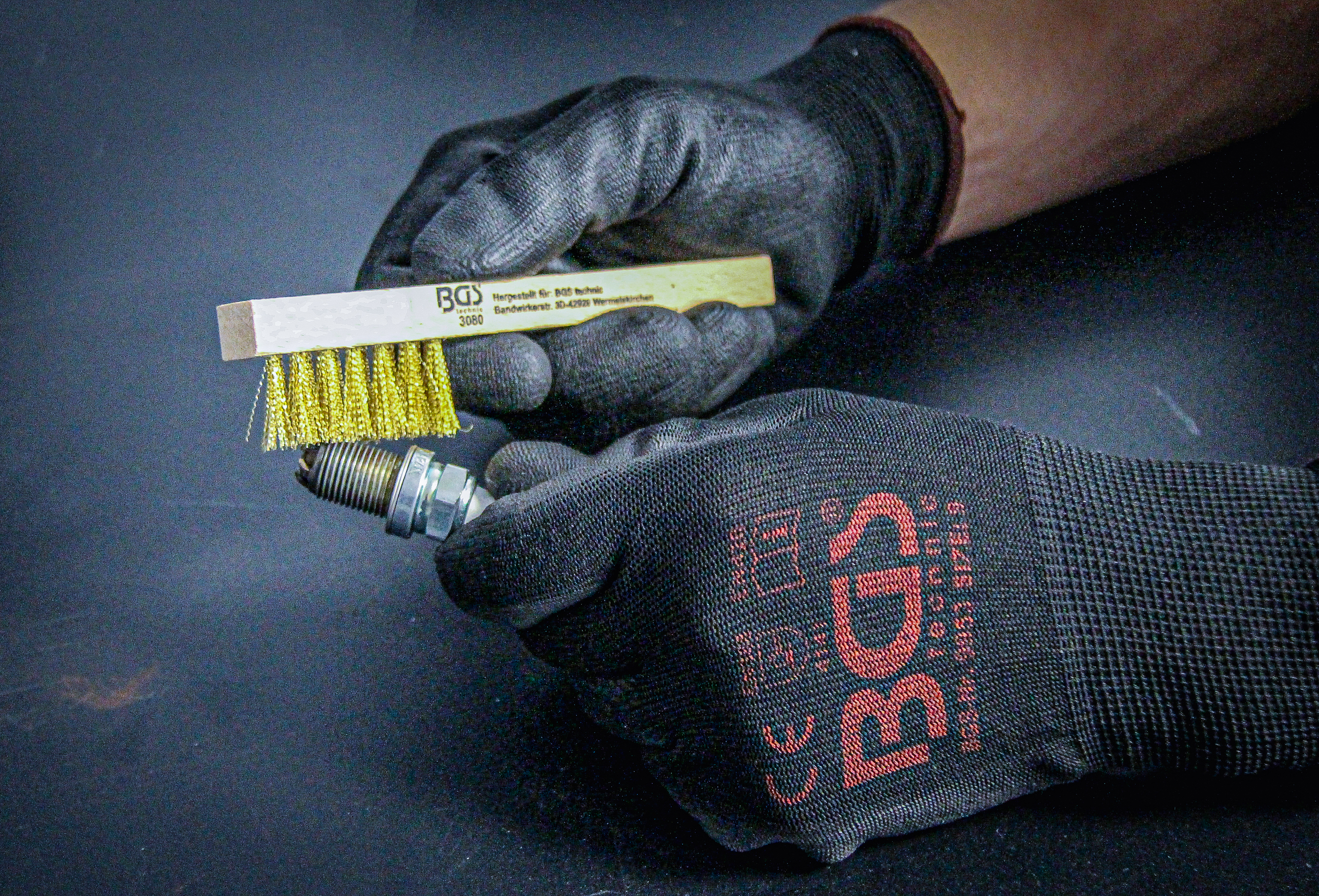 BGS Zündkerzen-Bürste | 140 mm