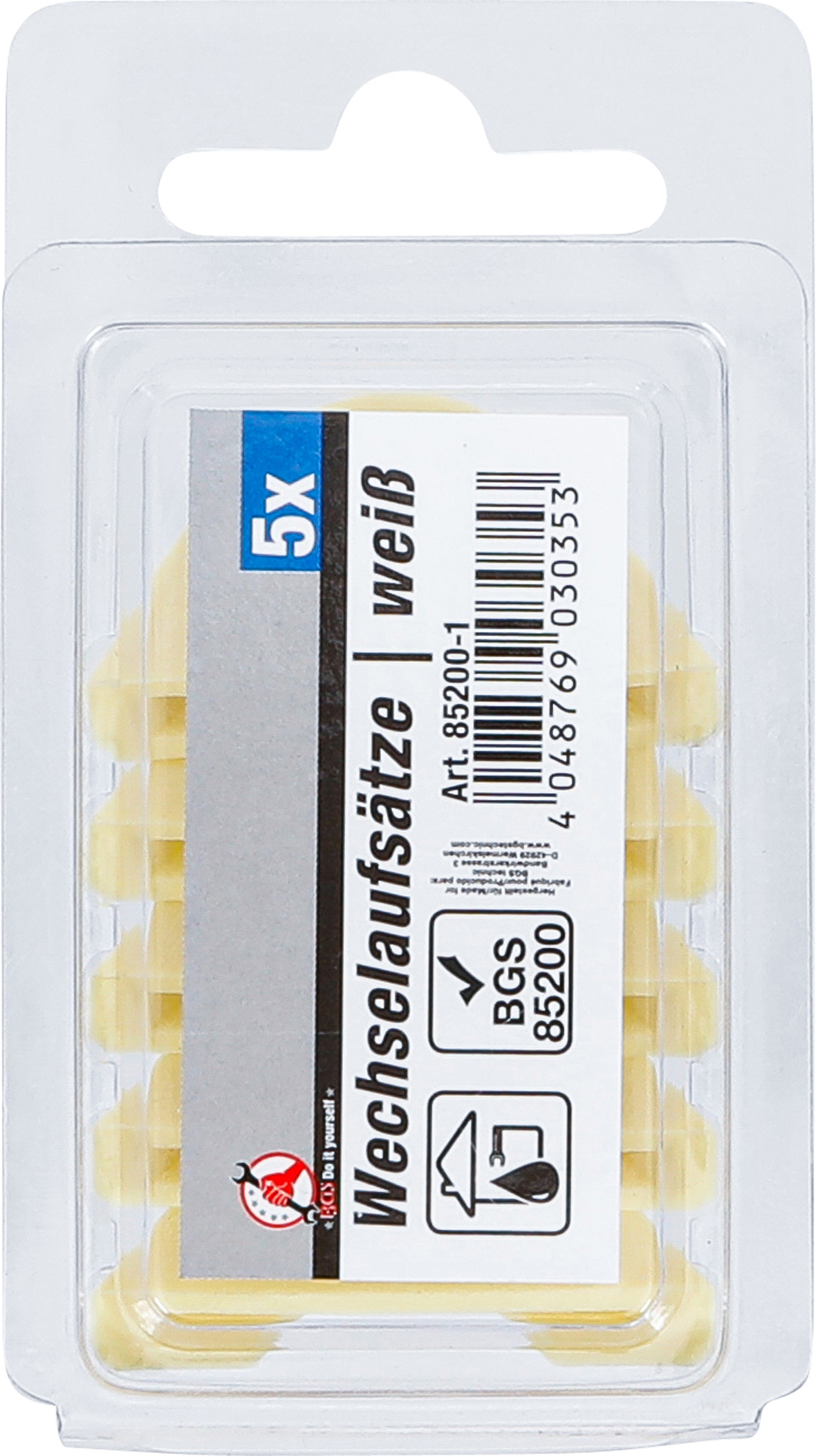 BGS Wechselaufsätze | weiß | für Art. 85200 | 5-tlg.