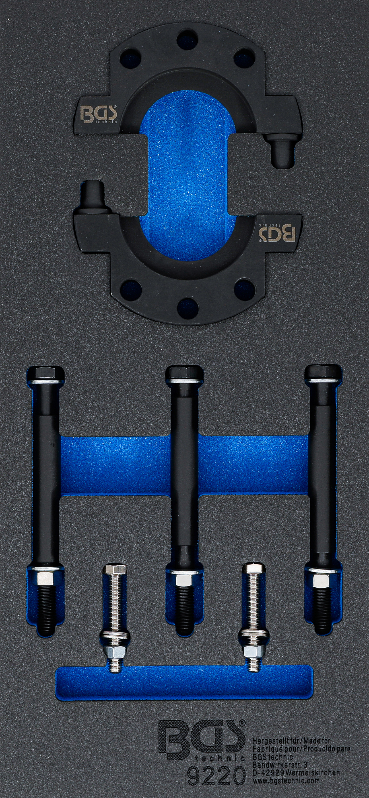 BGS Werkstattwageneinlage 1/3: Lagerring-Demontagewerkzeug | für Ford Transit (ab Bj. 2006)