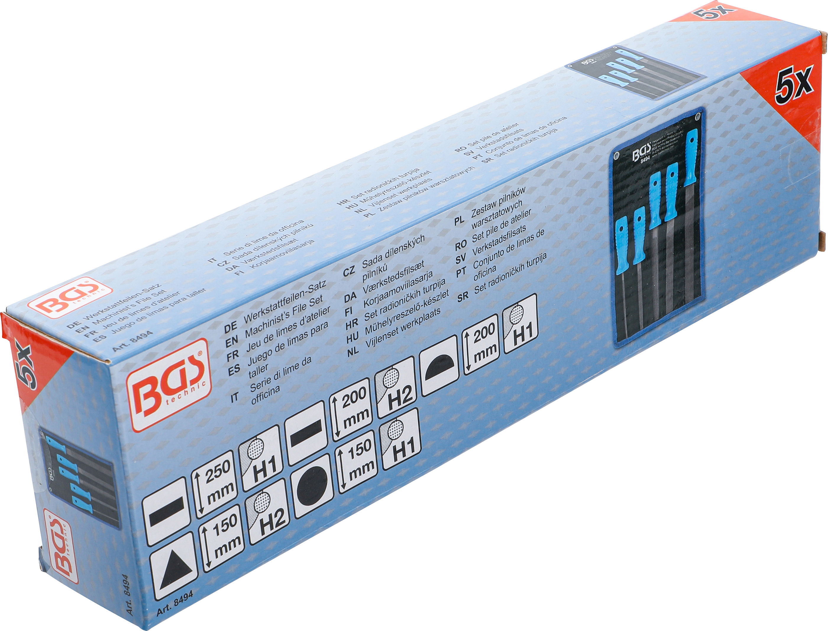 BGS Werkstattfeilen-Satz | 5-tlg.