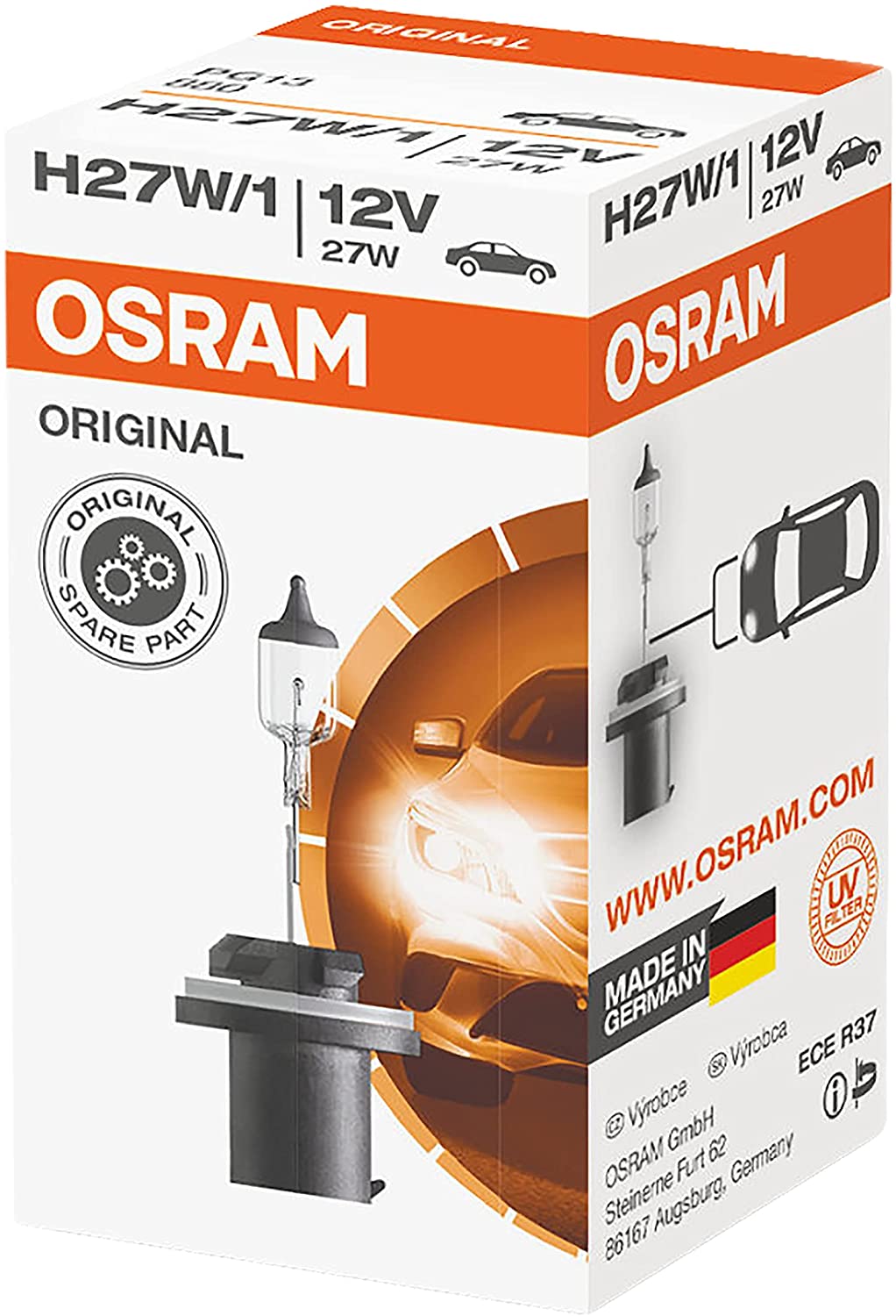 Osram 880 H27W/1 Autolampe 12V 27W PG13