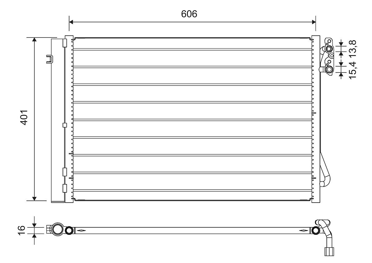 Kondensator, Klimaanlage