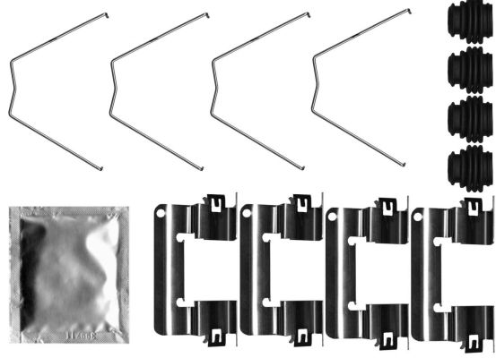 Zubehörsatz, Scheibenbremsbelag