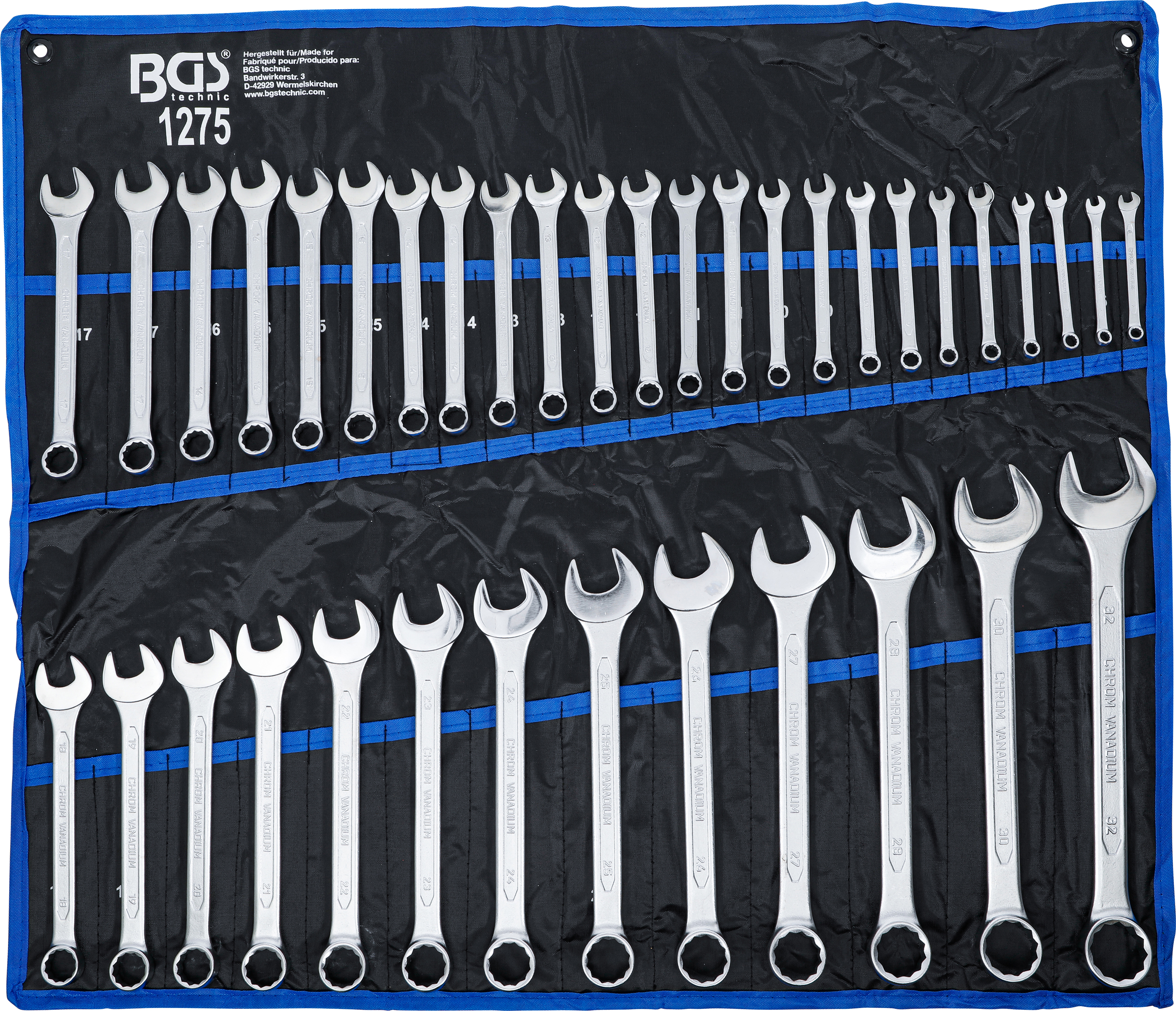 BGS Maul-Ringschlüssel-Satz | SW 6 - 32 mm | 37-tlg.