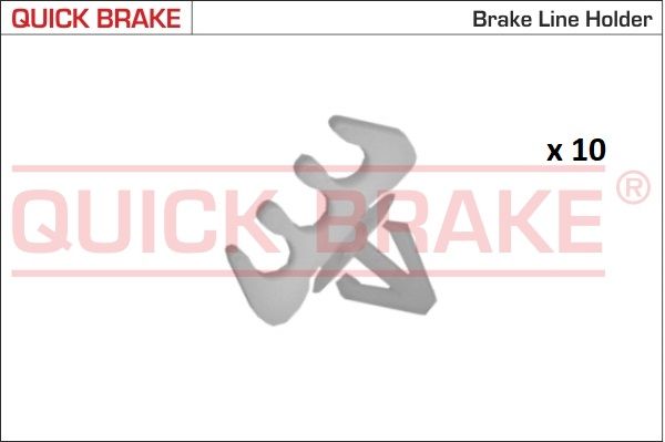 Halter, Bremsleitung