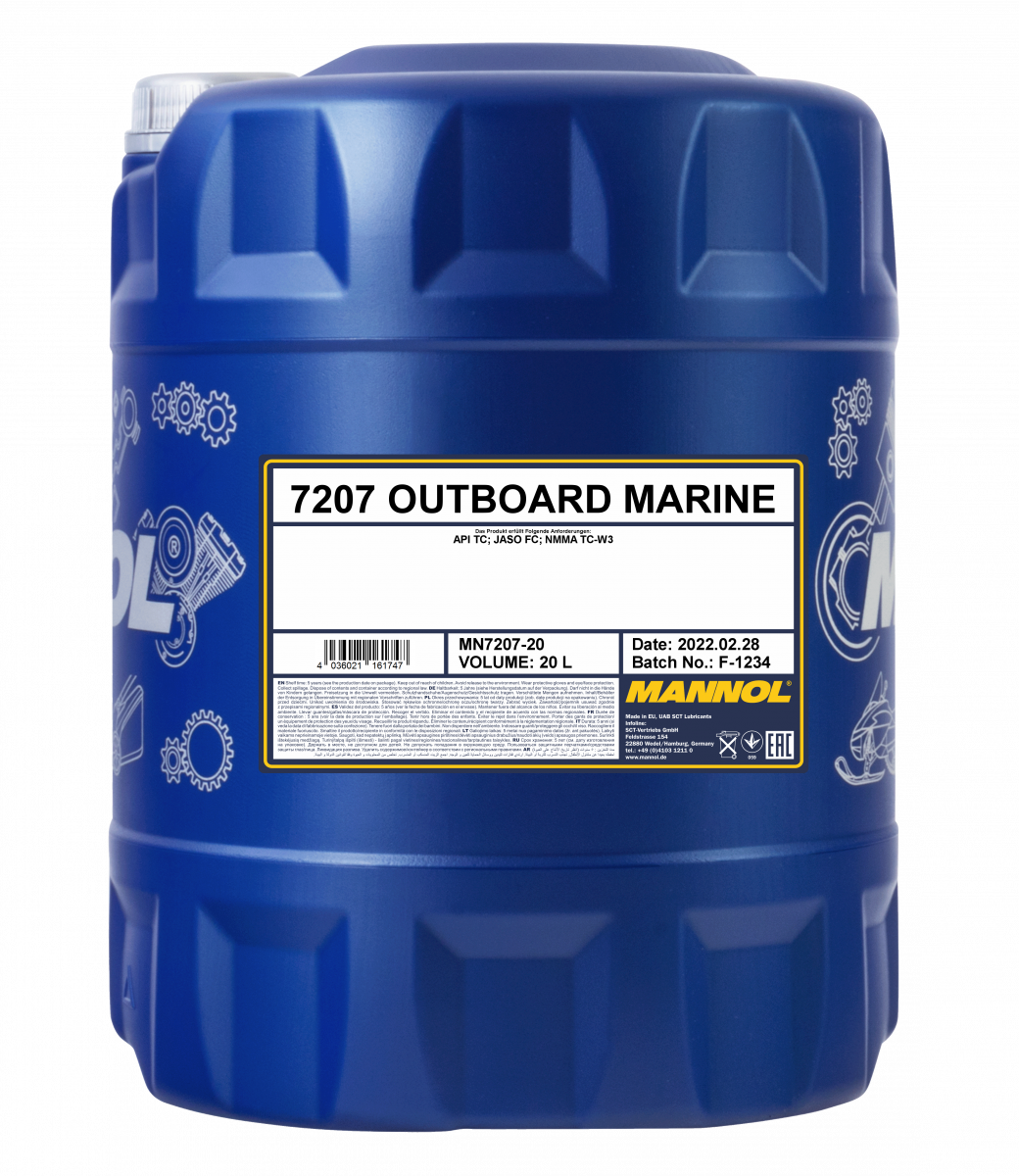 Mannol 2-Takt 7207 Outboard Marine Motoröl 20 Liter