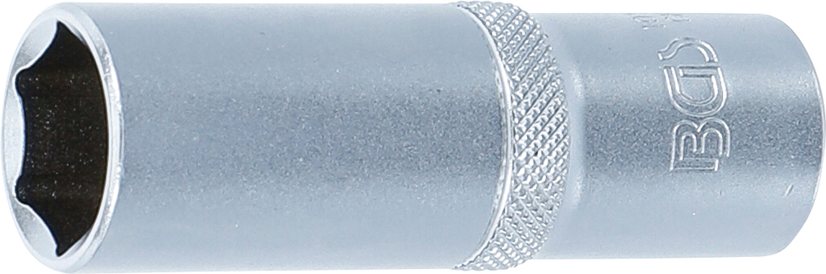 BGS Steckschlüssel-Einsatz Sechskant, tief | Antrieb Innenvierkant 12,5 mm (1/2") | SW 19 mm