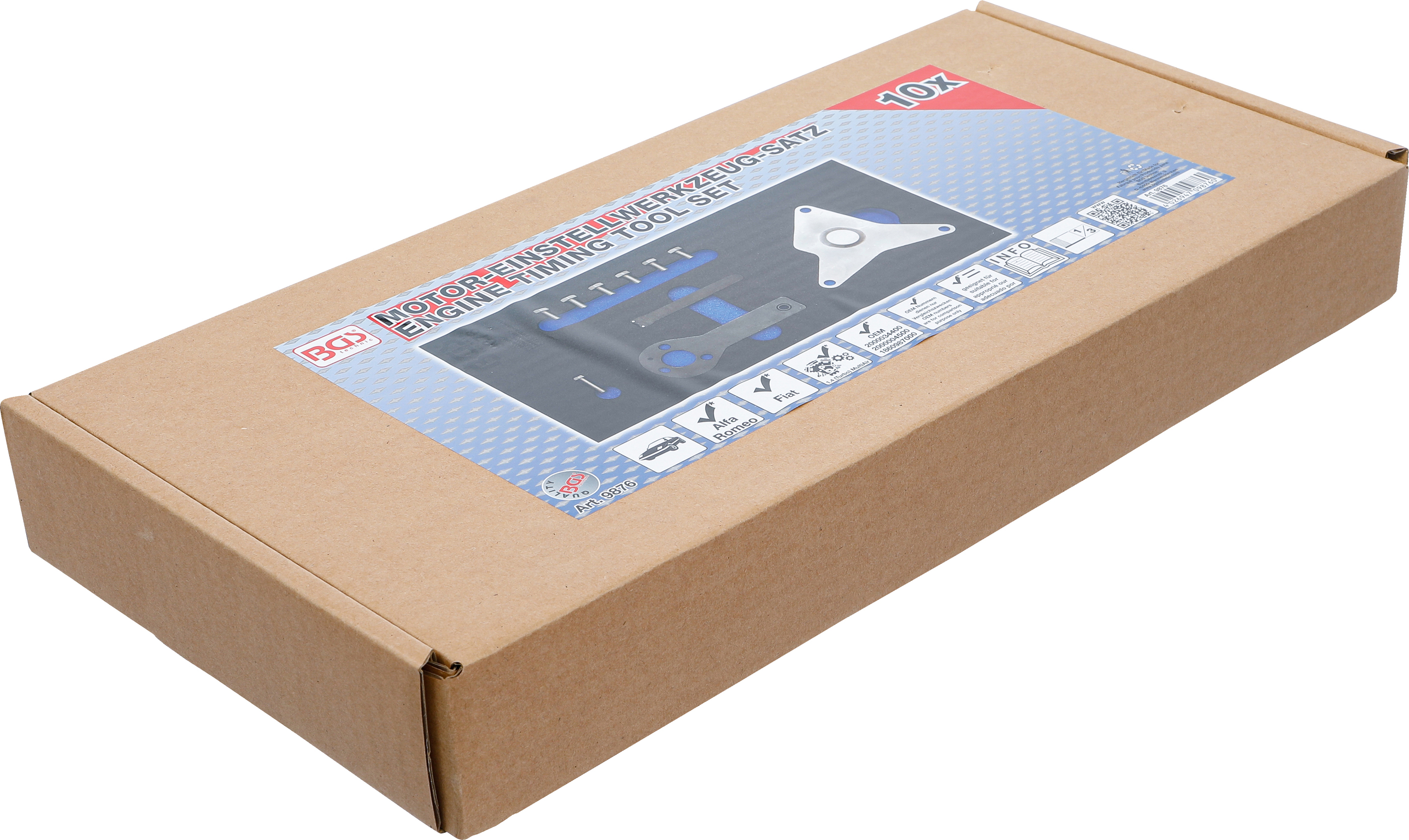 BGS Werkstattwageneinlage 1/3: Motor-Einstellwerkzeug-Satz | für Alfa Romeo, Fiat 1.4 MultiAir