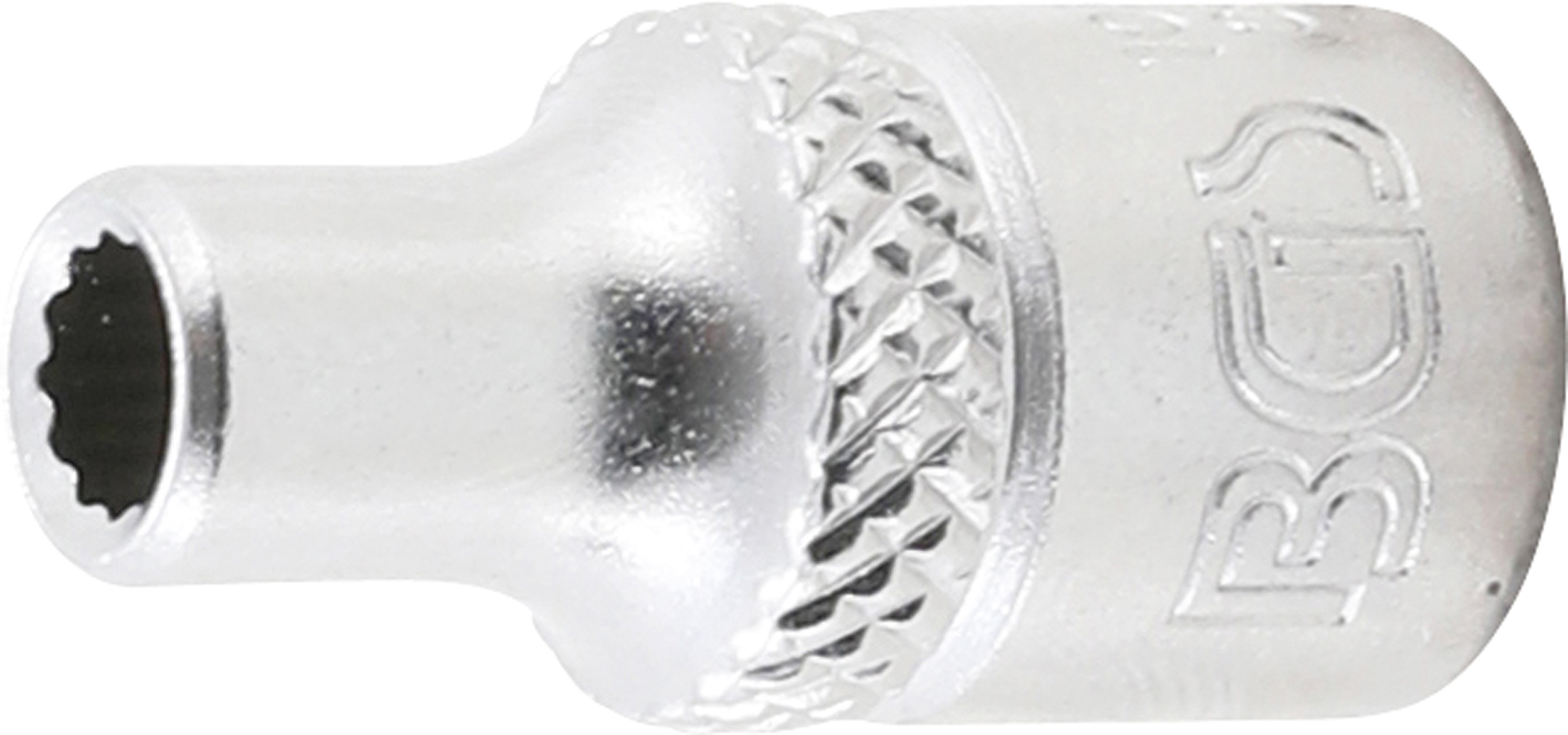 BGS Steckschlüssel-Einsatz Zwölfkant | Antrieb Innenvierkant 6,3 mm (1/4") | SW 5/32"