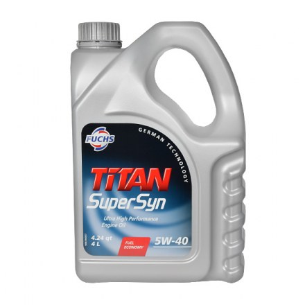 5W-40 Fuchs TITAN SuperSyn Motoröl 4 Liter