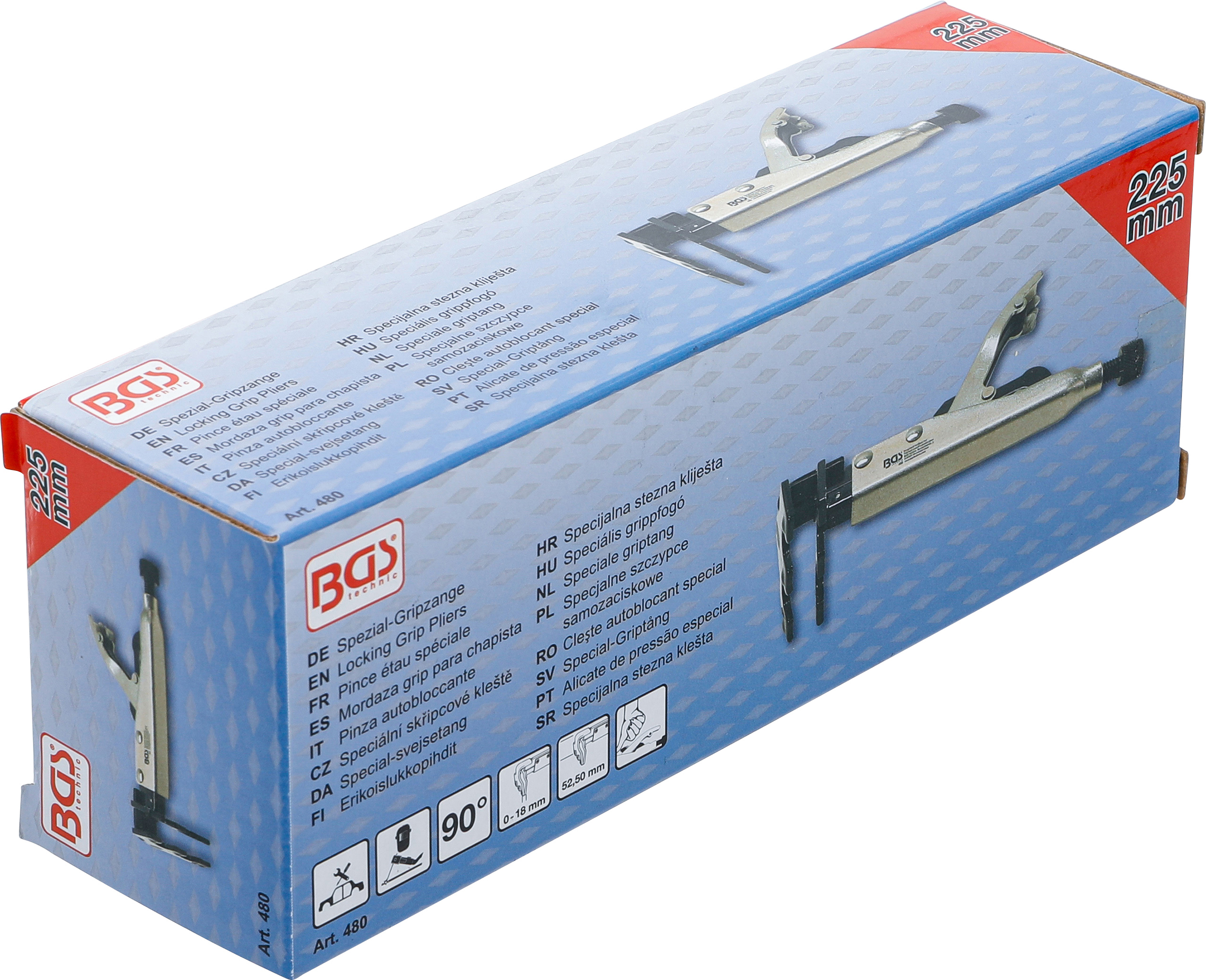 BGS Spezial-Gripzange | mit Schnelllöser | 225 mm