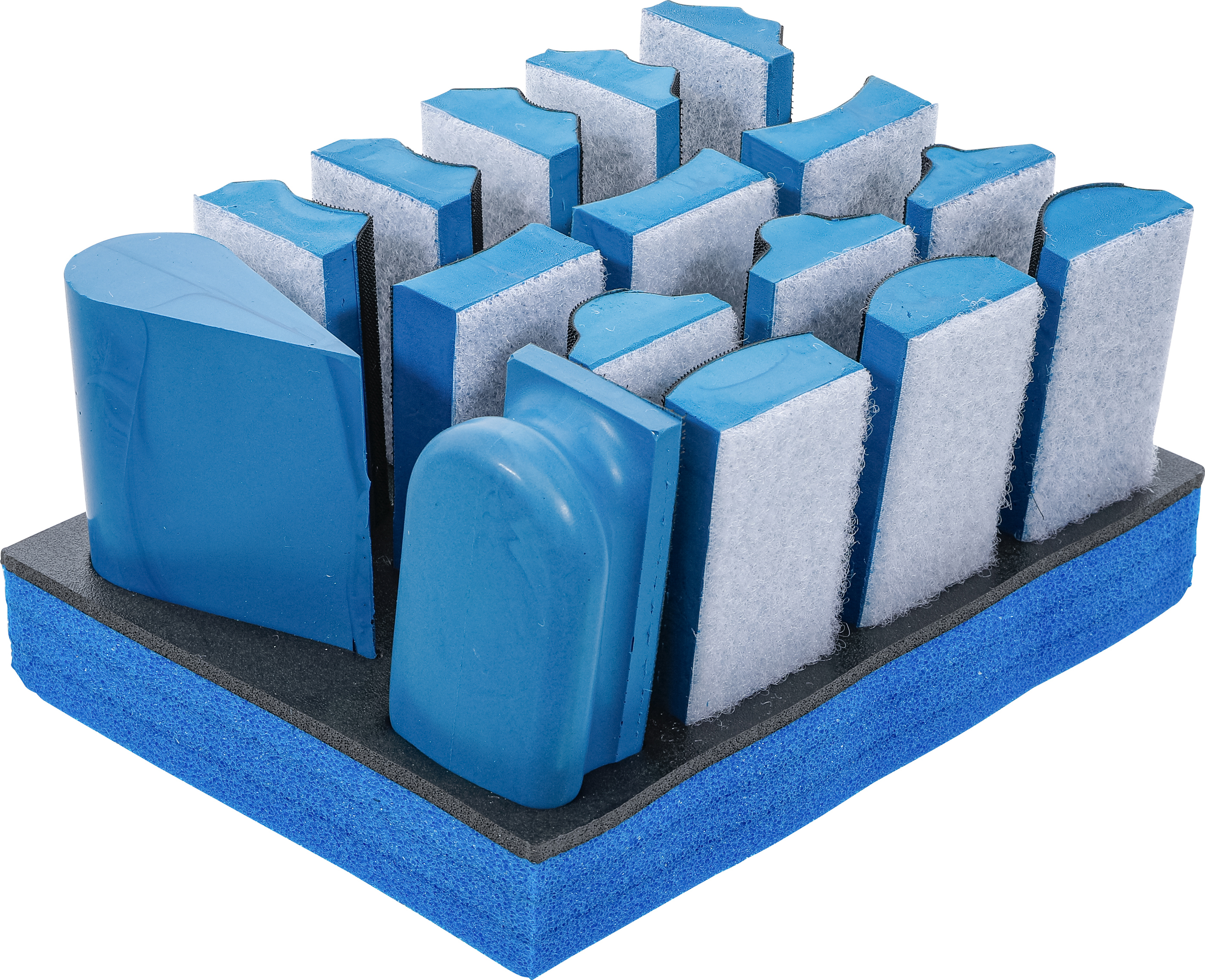 BGS Klett-Schleifblock-Satz | 16-tlg.