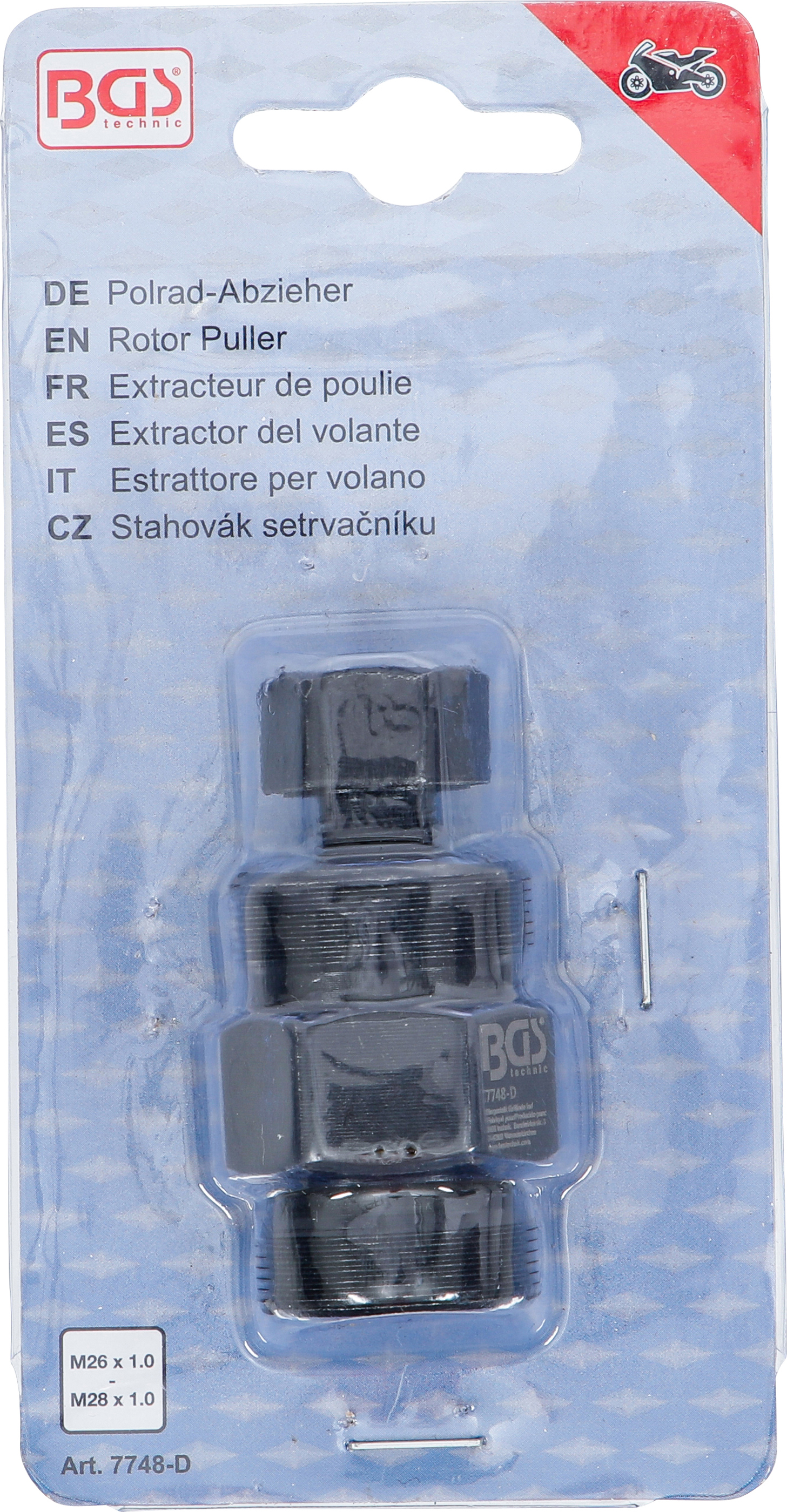 BGS Polrad-Abzieher | M26 x 1.0 - M28 x 1.0
