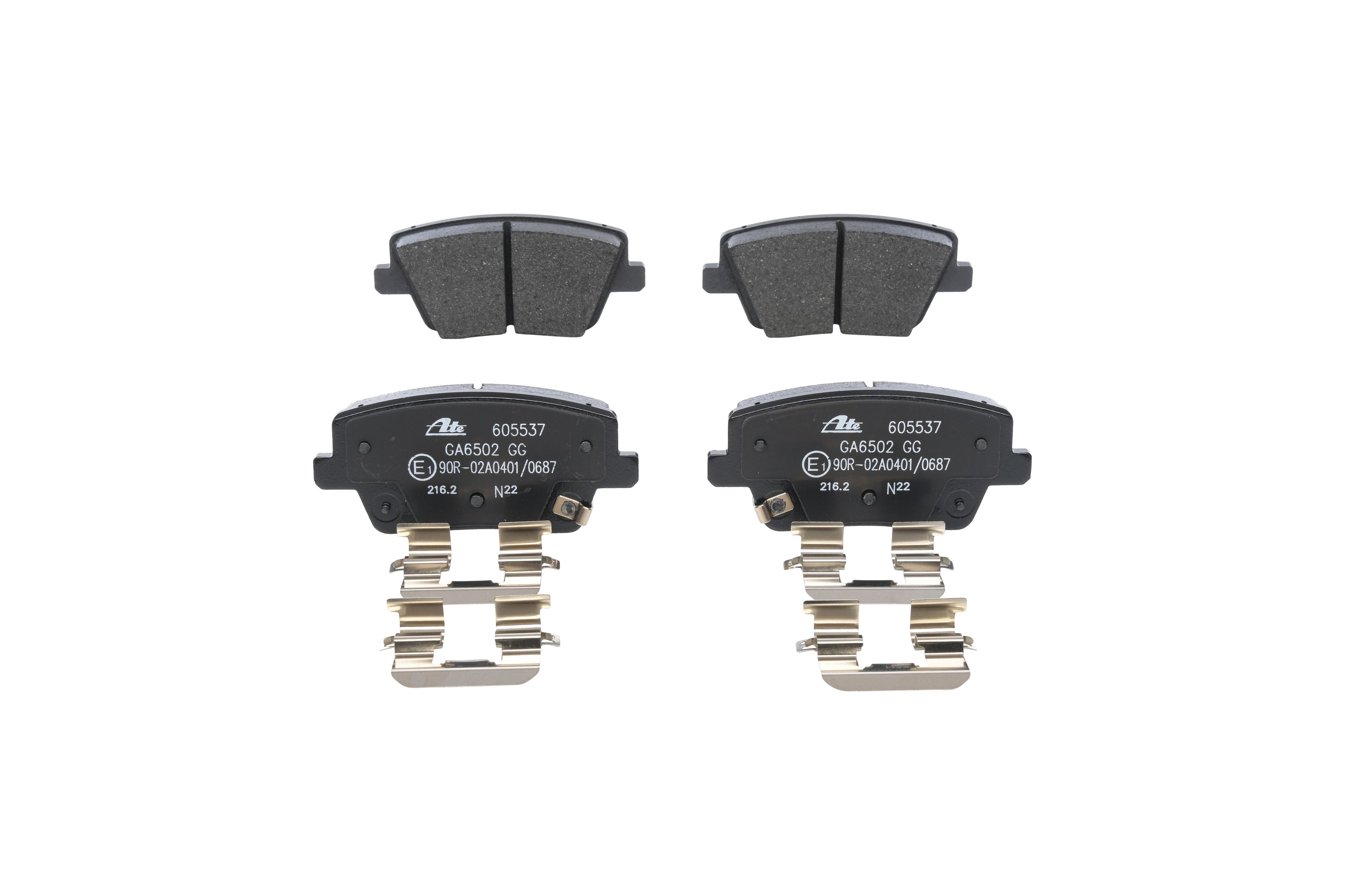 Bremsbelagsatz, Scheibenbremse