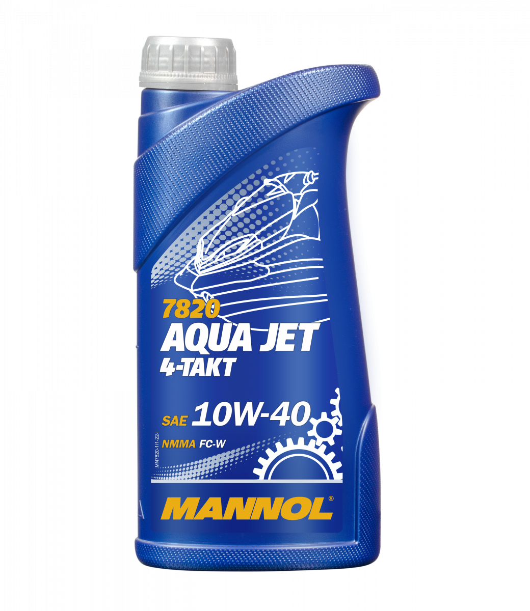 10W-40 Mannol 7820 4-Takt Aqua Jet Motoröl 1 Liter