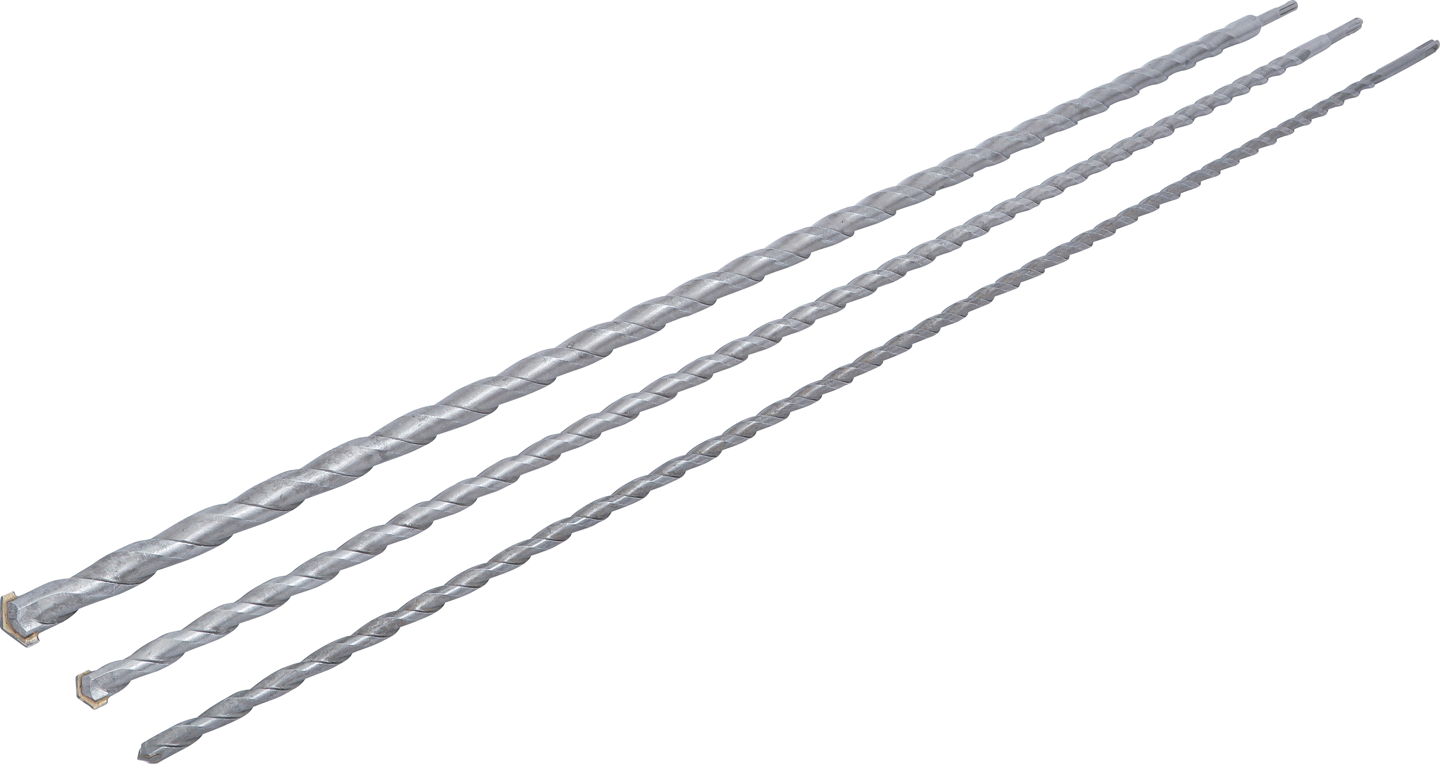 BGS Mauer-Durchbruch-Bohrer-Satz | SDS-Schaft | 12 / 16 / 24 mm | 3-tlg.