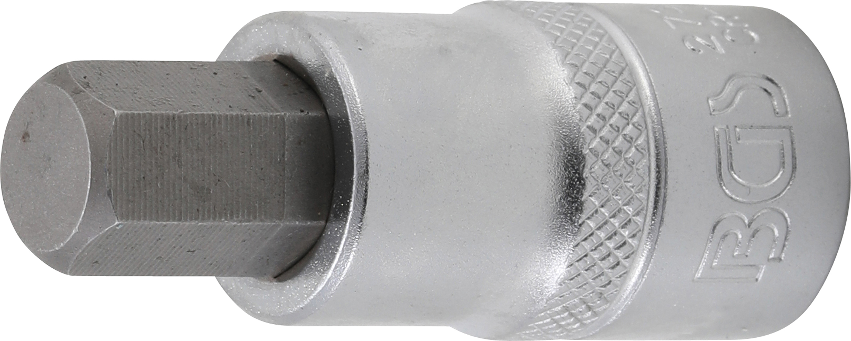 BGS Bit-Einsatz | Länge 55 mm | Antrieb Innenvierkant 12,5 mm (1/2") | Innensechskant 15/32"