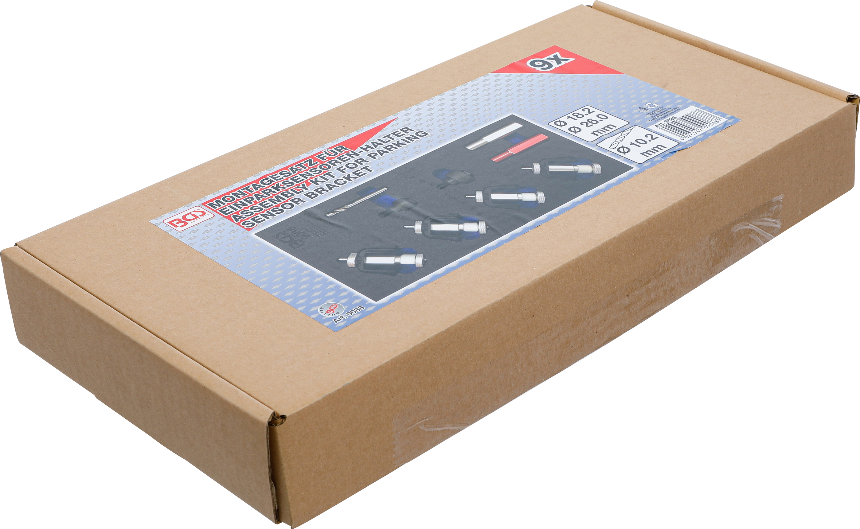 BGS Werkstattwageneinlage 1/3: Montagewerkzeug-Satz für Einparksensoren-Halter