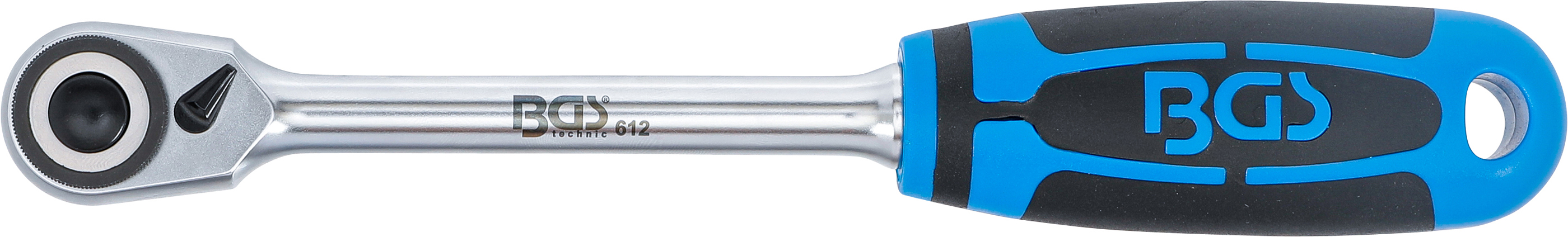 BGS Umschaltknarre | feinverzahnt | Abtrieb Außenvierkant 12,5 mm (1/2")