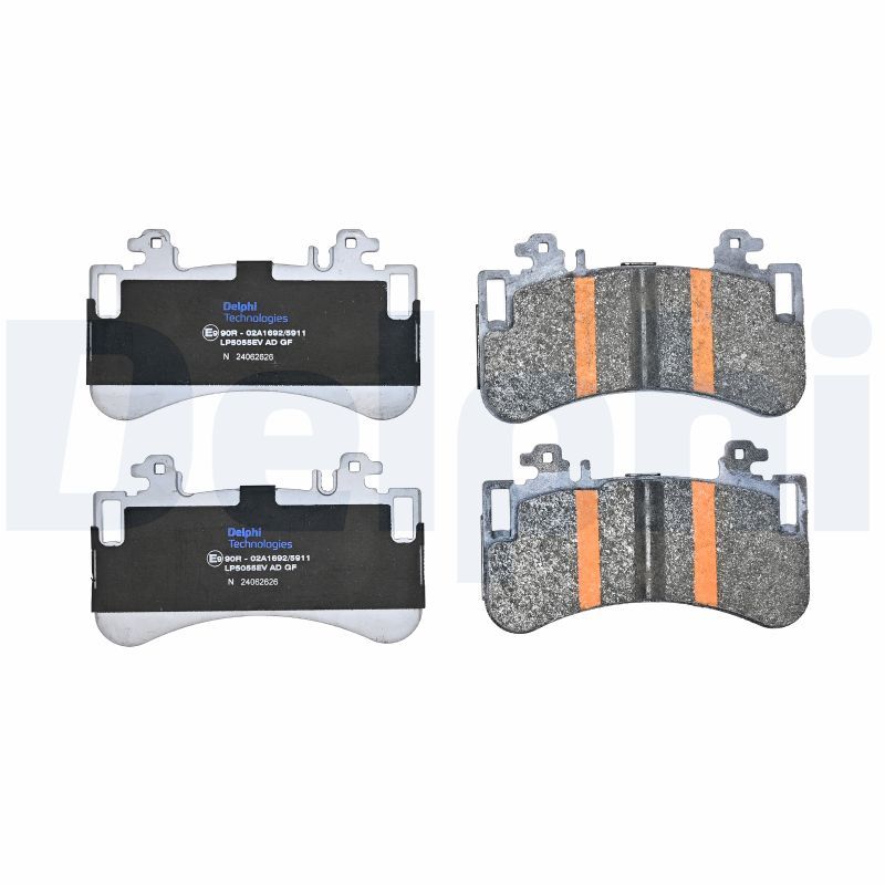 Bremsbelagsatz, Scheibenbremse