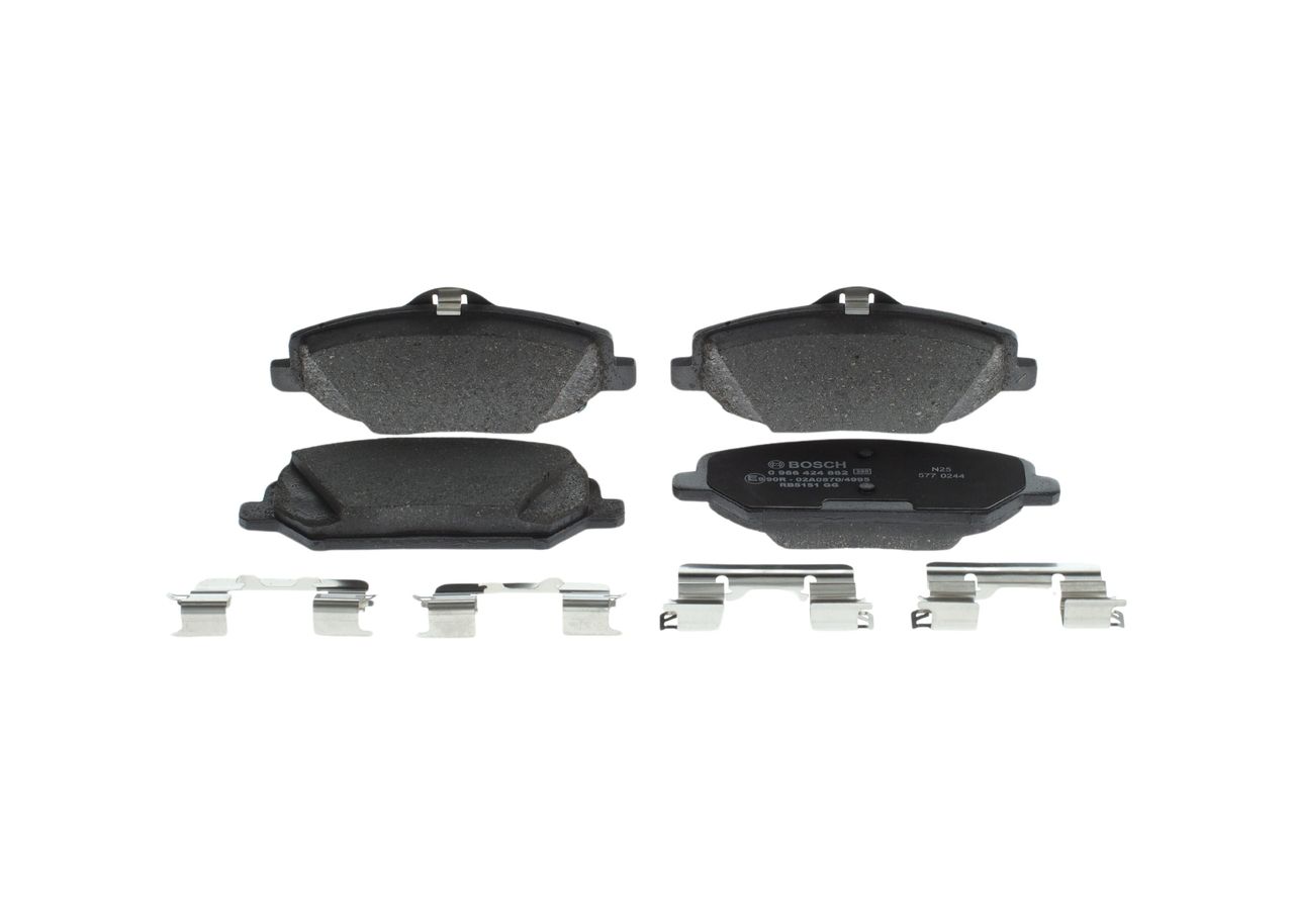 Bremsbelagsatz, Scheibenbremse