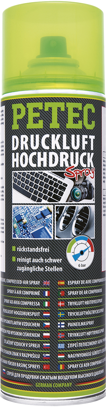 Petec Druckluft Hochdruck Spray 400 ml