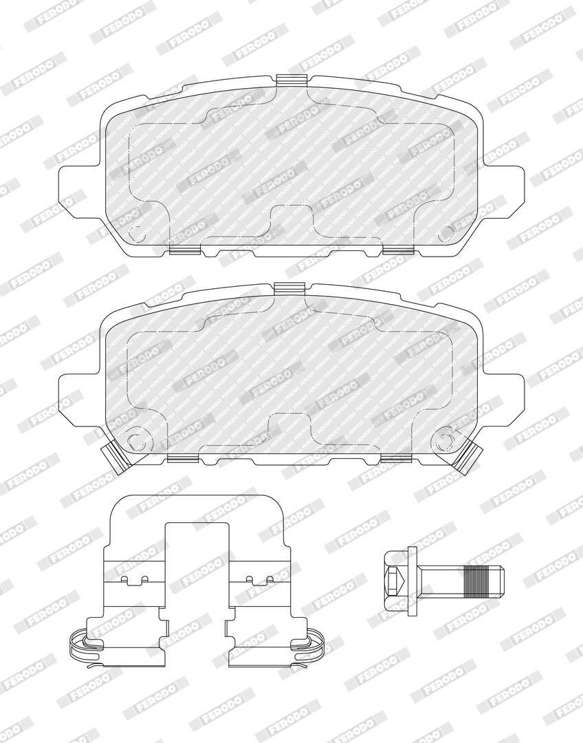 Bremsbelagsatz, Scheibenbremse
