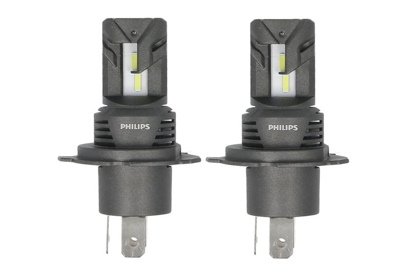 Philips LED H4 H19 12V 20W Autolampe Glühbirne Ultinon Access 2500 Kaltweiß 6000K 2er Set