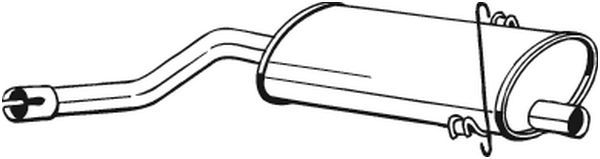 Mittelschalldämpfer