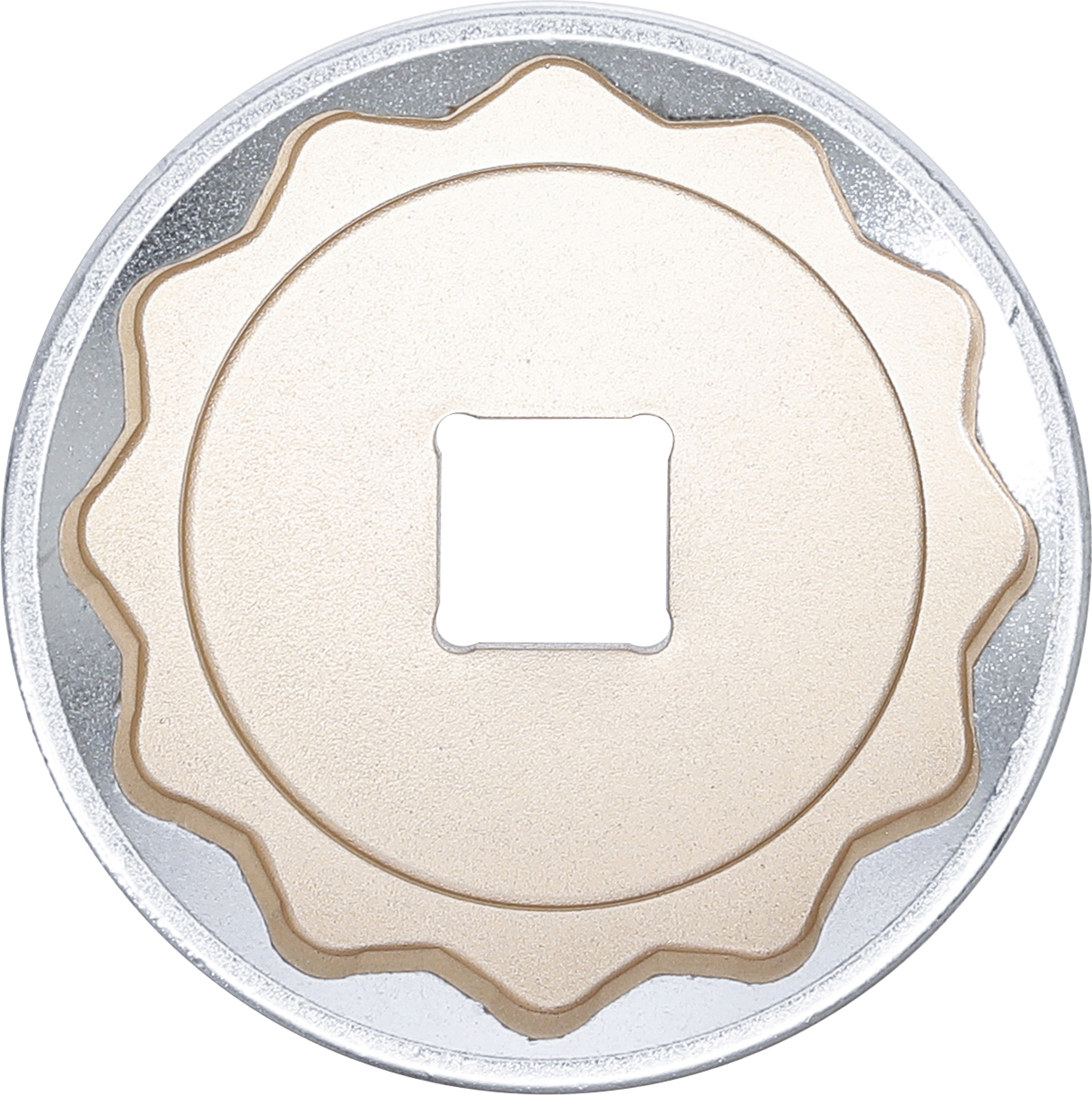 BGS Steckschlüssel-Einsatz Zwölfkant | Antrieb Innenvierkant 12,5 mm (1/2") | SW 46 mm