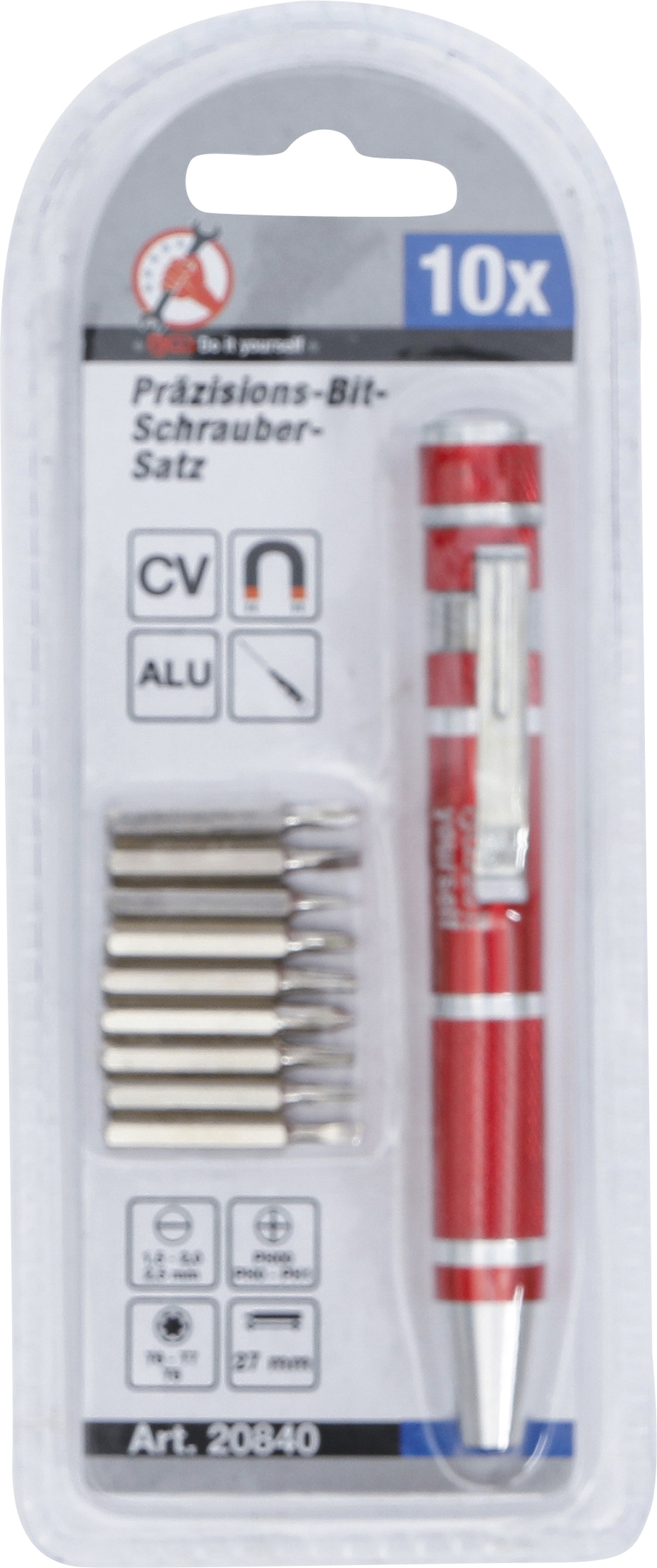 BGS Präzisions-Bit-Schrauber-Satz | 10-tlg.