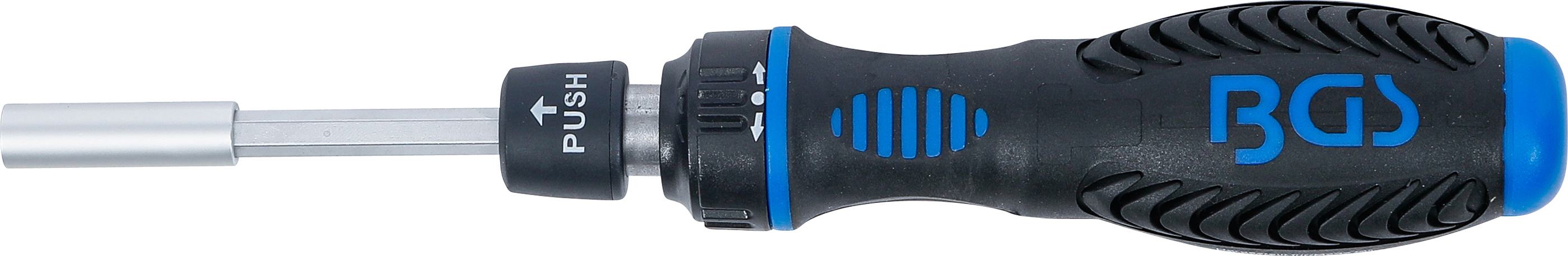 BGS Ratschen-Drehgriff für Bits, umschaltbar | Abtrieb Innensechskant 6,3 mm (1/4")