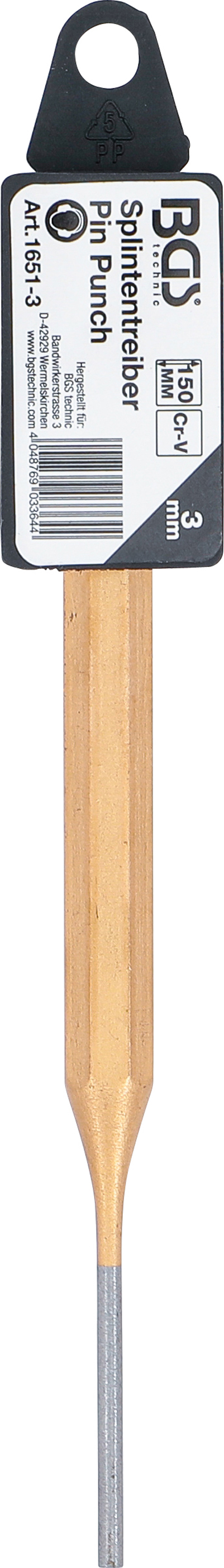 BGS Splintentreiber | 150 mm | 3 mm