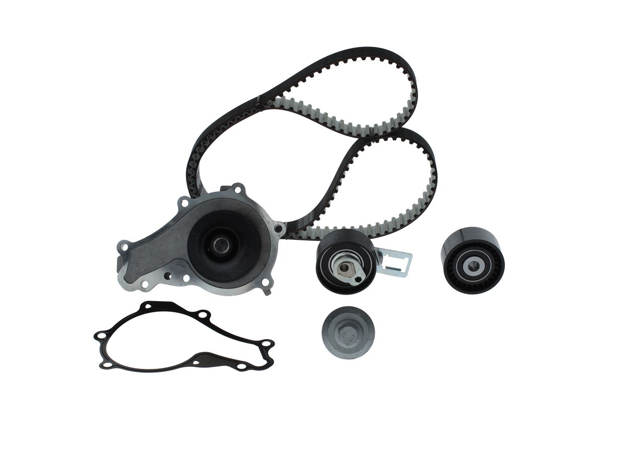 Ventilsteuerung Satz (Riemen + Rolle + Flüssigkeitspumpe) passt zu: VOLVO C30, S40 II, S60 II, S80 II, V40, V50, V60 I, V70 III; CITROEN BERLINGO, BERLINGO MULTISPACE, C-ELYSEE 1.4D/1.5D/1.6D 06.04-