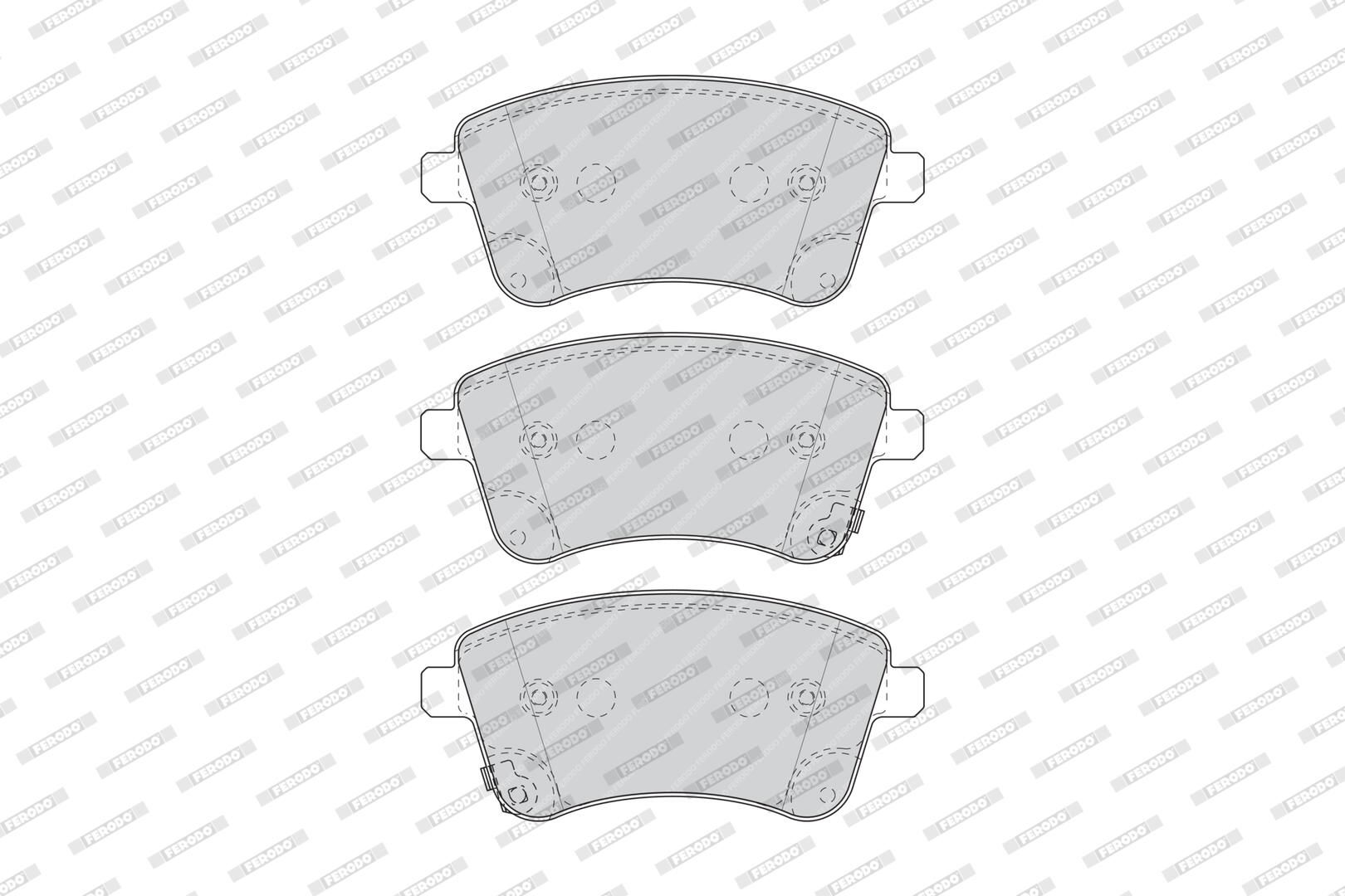 Bremsbelagsatz, Scheibenbremse