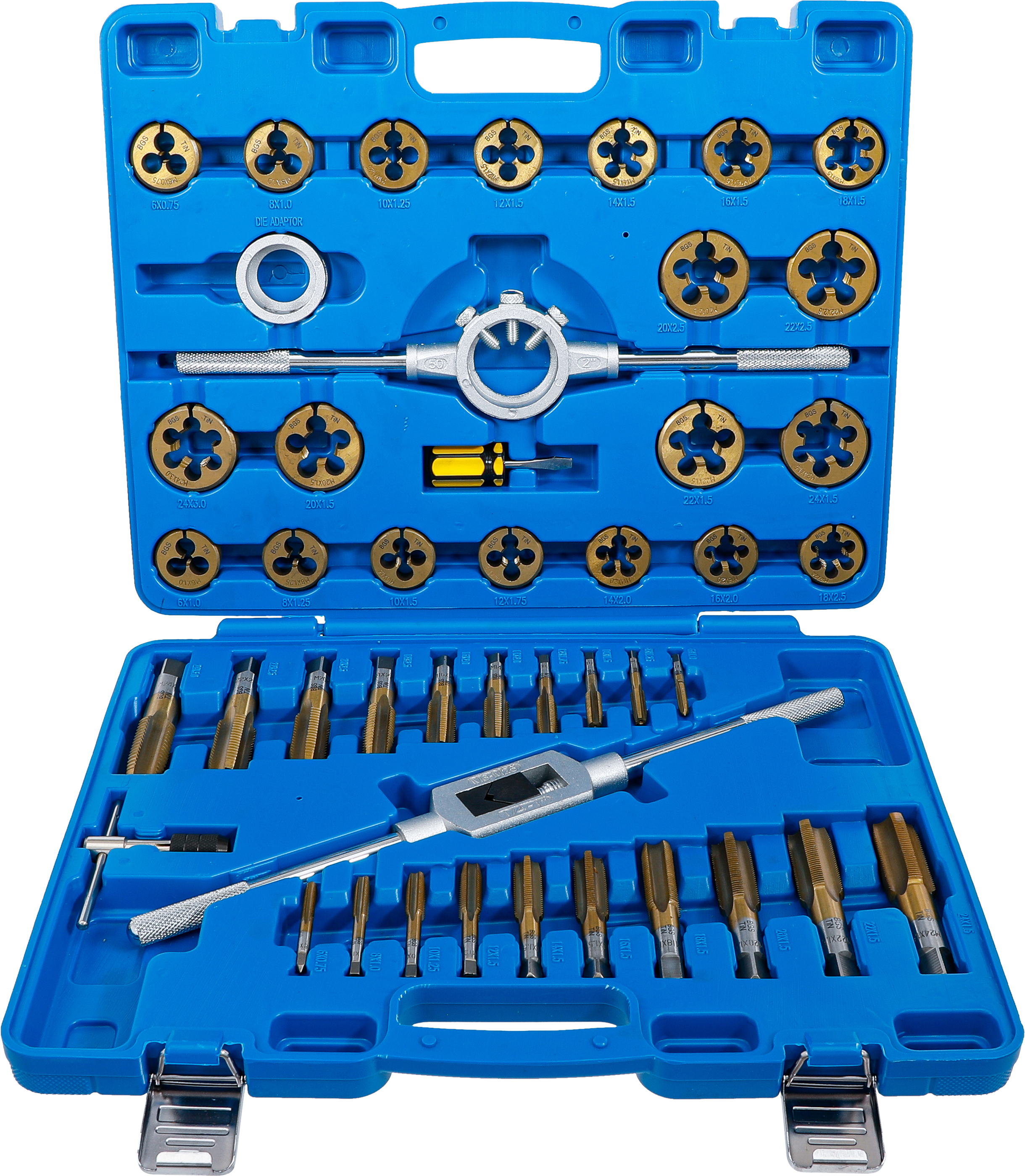 BGS Gewindeschneid-Satz | Tin-beschichtet | M6 - M24 | 45-tlg.
