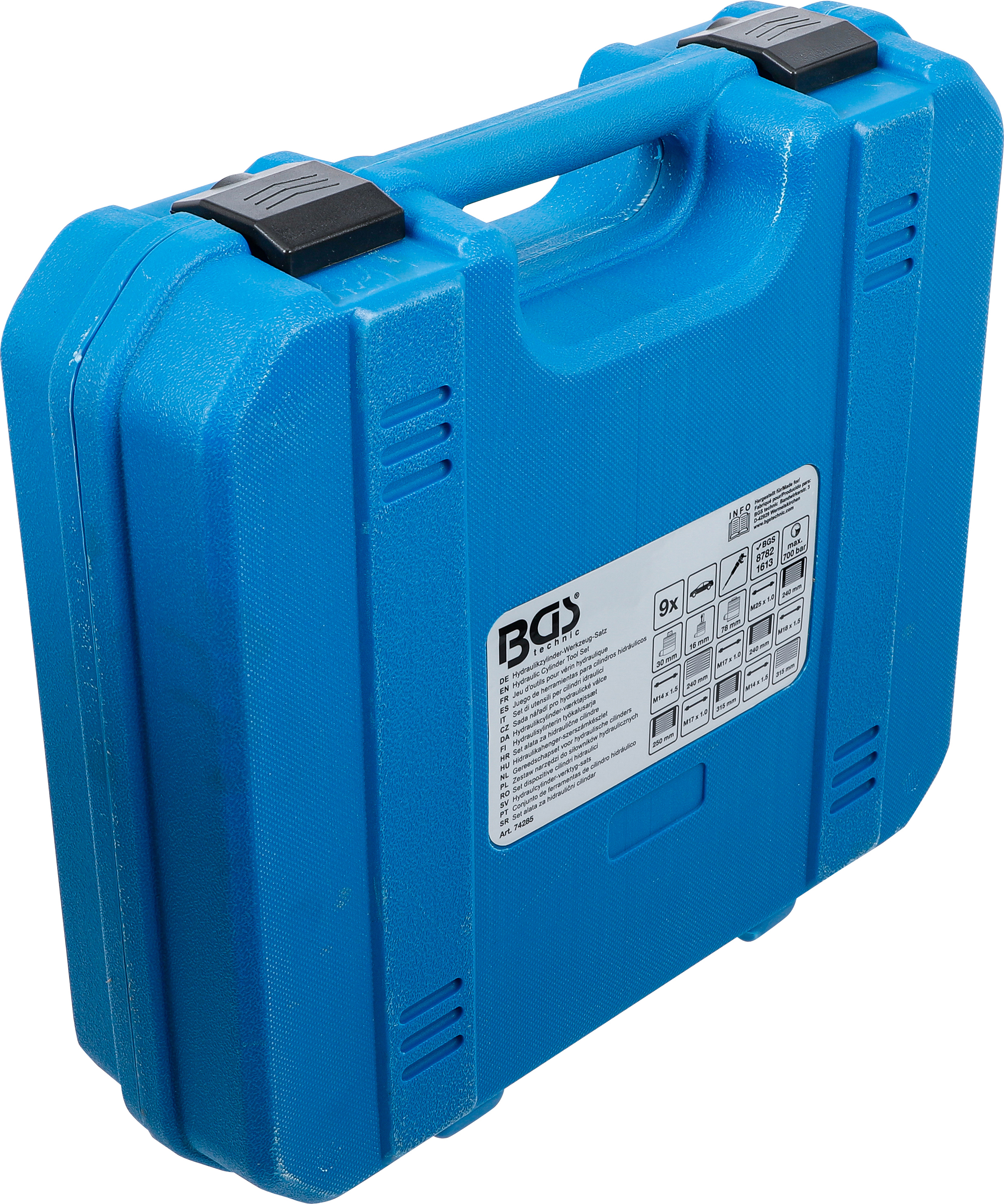 BGS Hydraulikzylinder-Werkzeug-Satz | mit Zugspindeln | für Diesel-Injektoren-Auszieher | 17 t