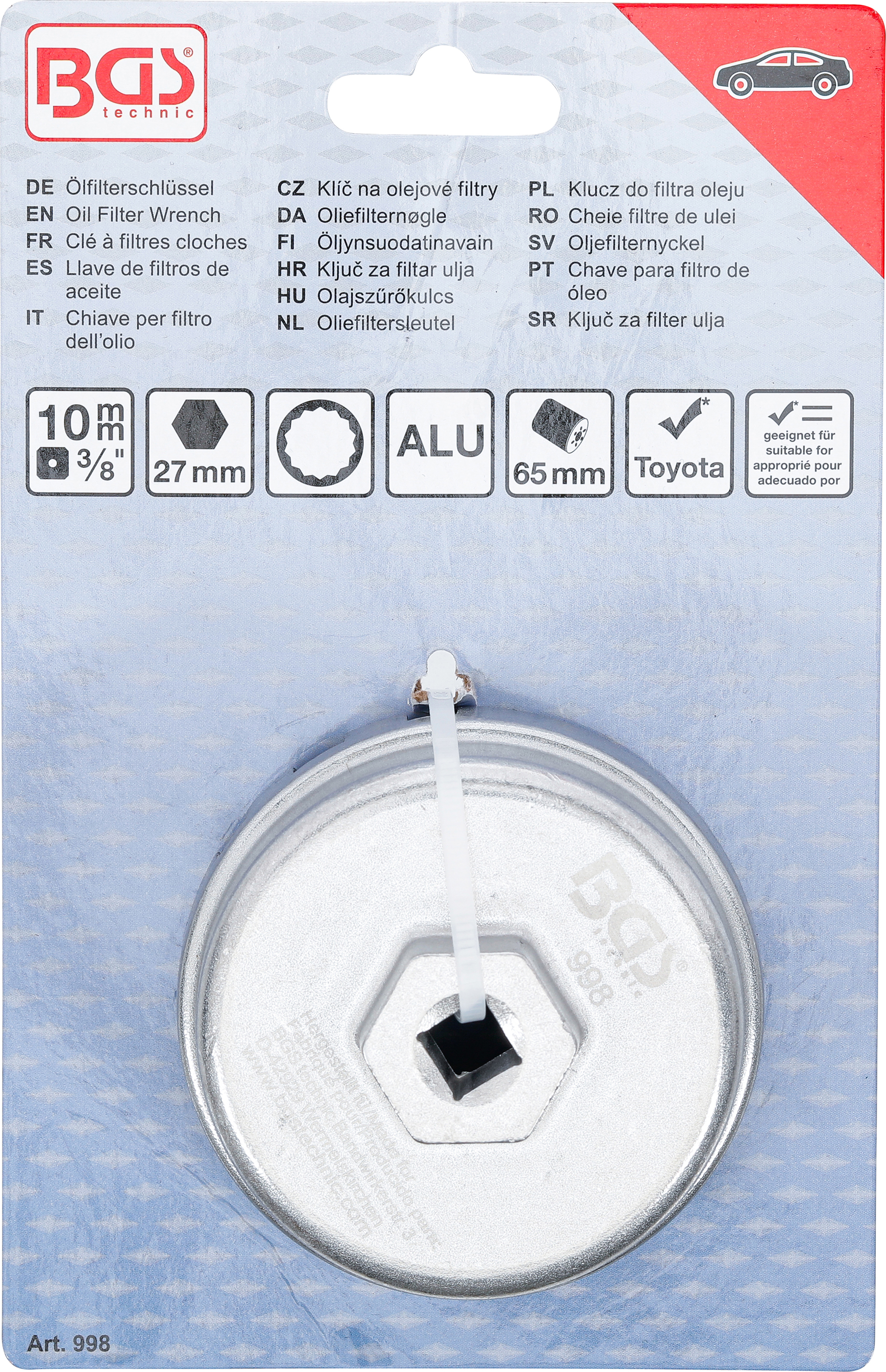 BGS Ölfilterschlüssel | 14-kant | Ø 65 mm | für Toyota