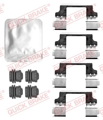 Zubehörsatz, Scheibenbremsbelag