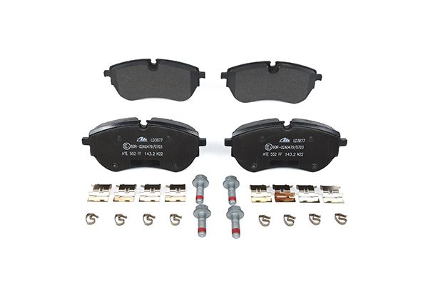 Bremsbelagsatz, Scheibenbremse