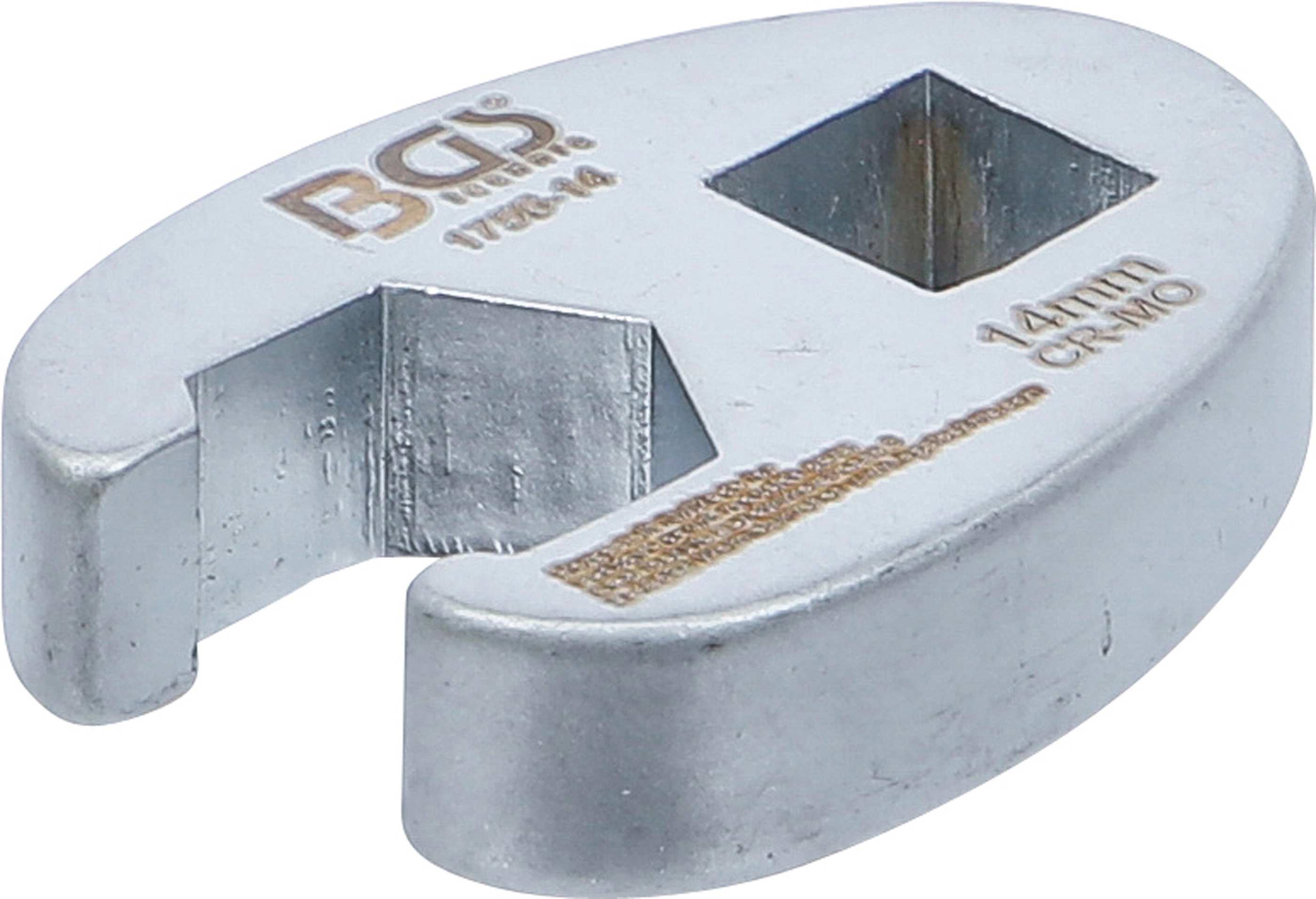 BGS Hahnenfußschlüssel | Antrieb Innenvierkant 10 mm (3/8") | SW 14 mm