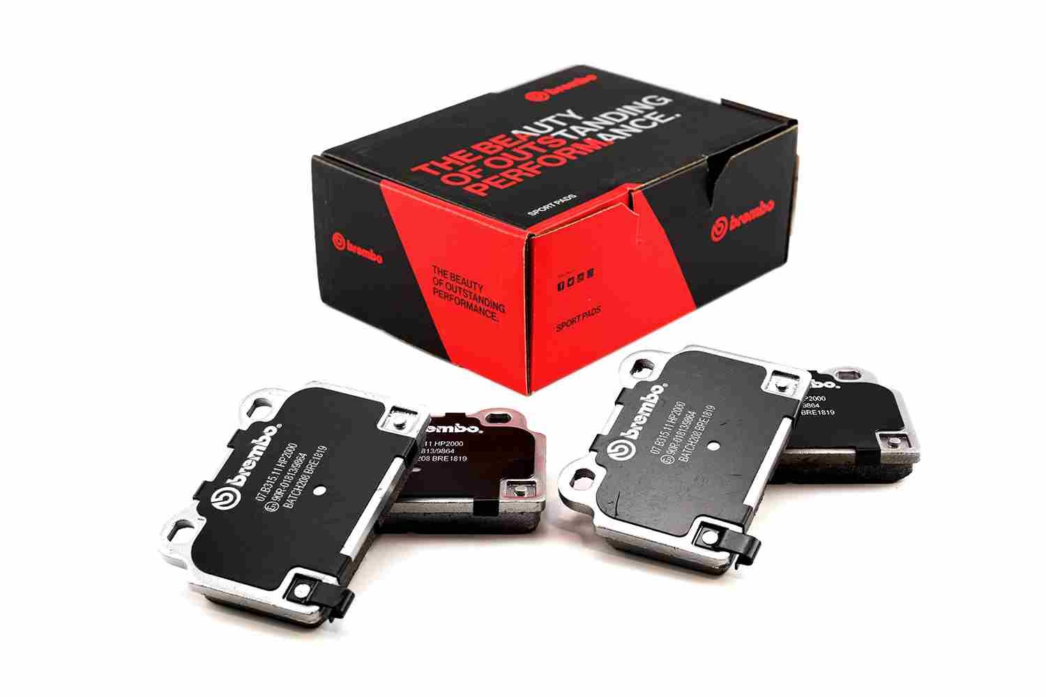 Hochleistungs-Bremsbelagsatz