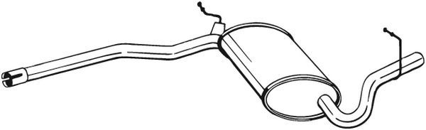 Mittelschalldämpfer