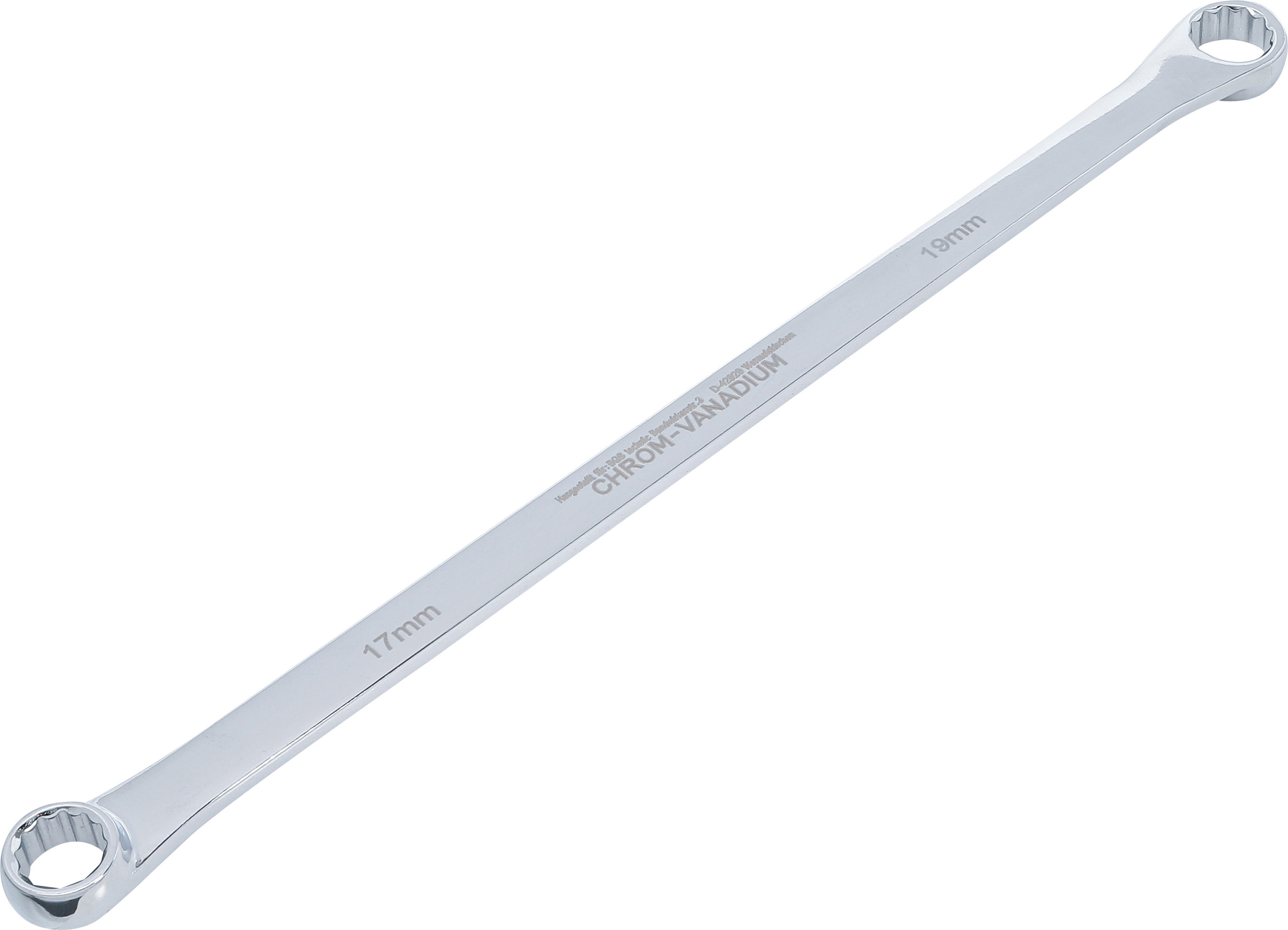 BGS Doppel-Ringschlüssel | extra lang | SW 17 x 19 mm