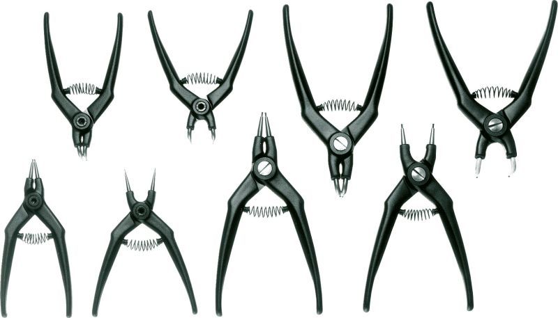 Zangensatz, Sicherungsringe