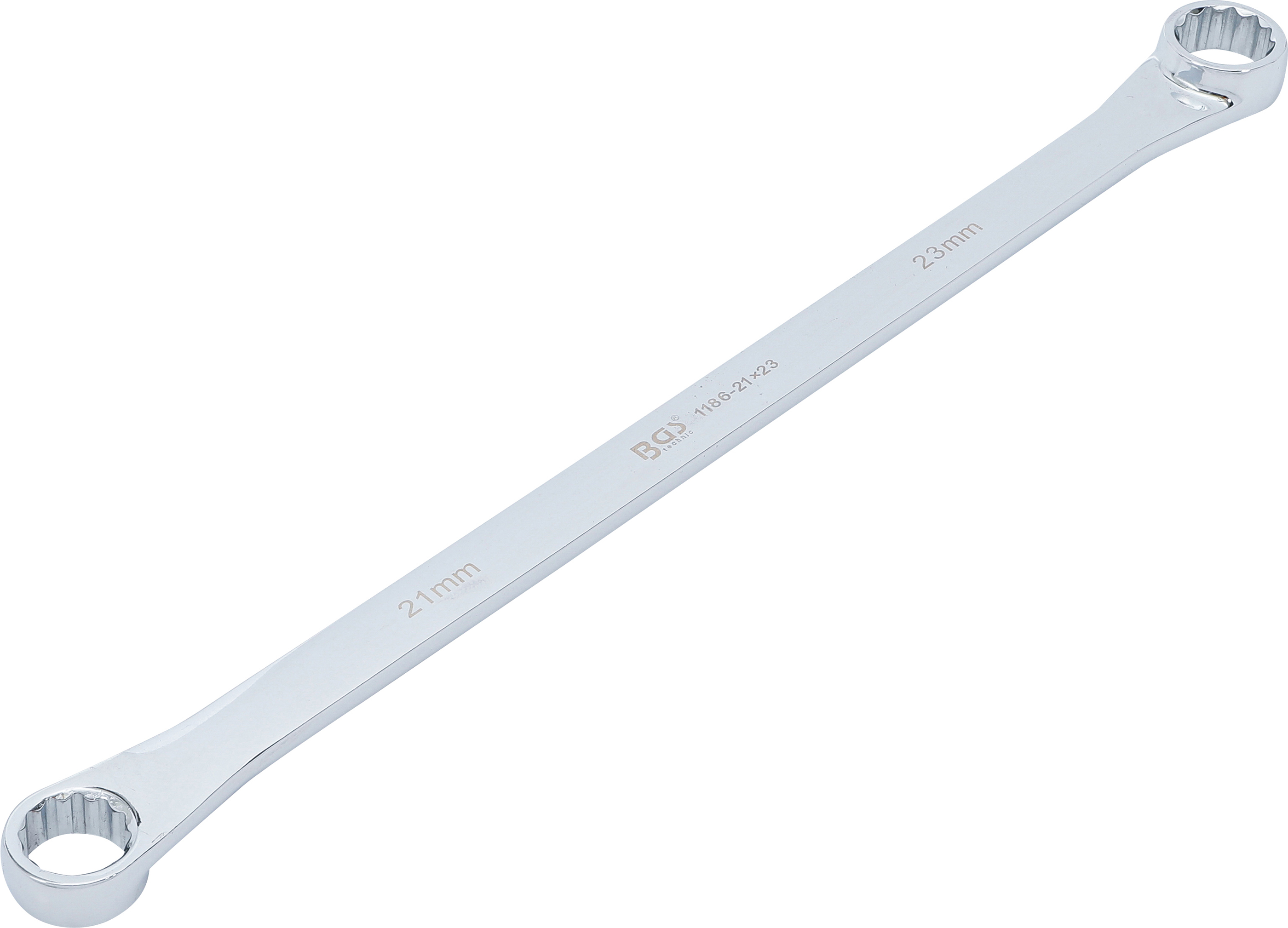 BGS Doppel-Ringschlüssel | extra lang | SW 21 x 23 mm