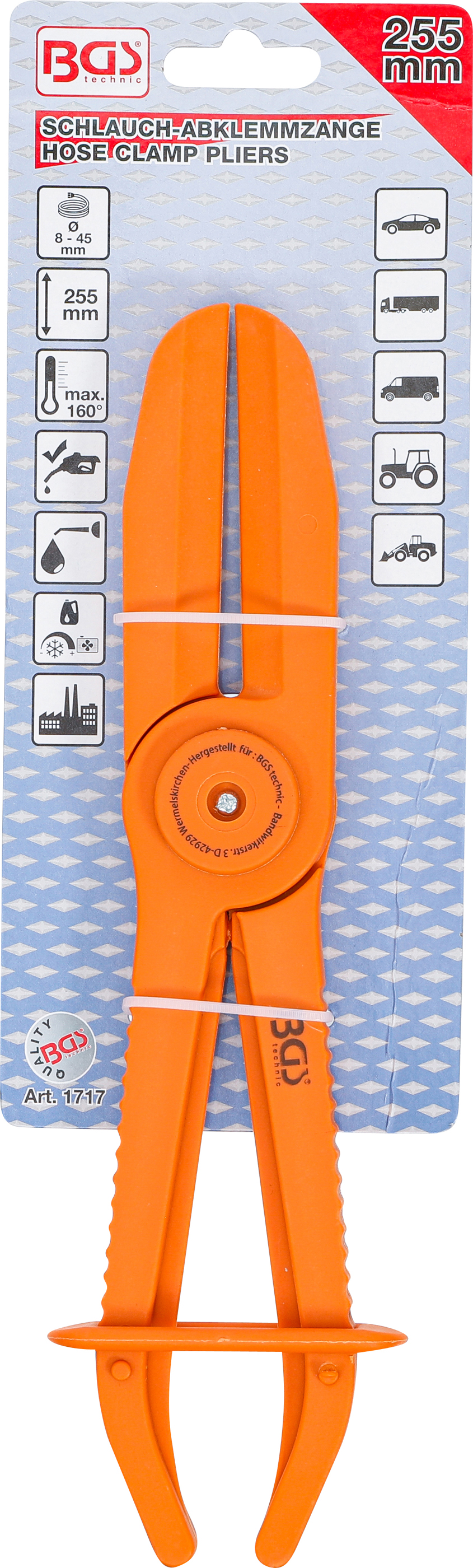 BGS Schlauch-Abklemmzange | 255 mm