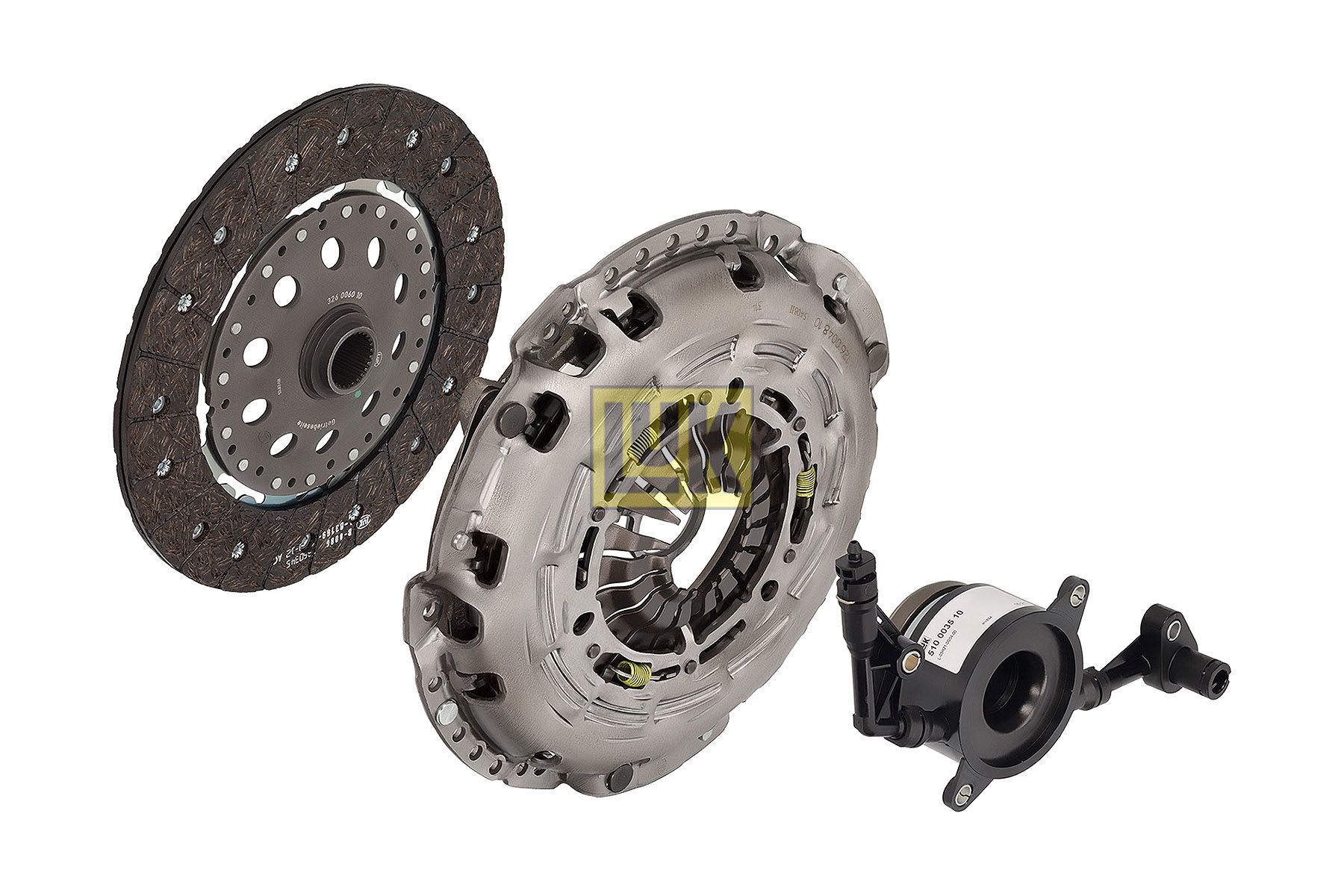 Selbsteinstellender Kupplungssatz mit hydr Lager (260mm) passt zu: MERCEDES C (W204), C T-MODEL (S204), E (A207), E (C207), E (W212), E T-MODEL (S212), GLK (X204) 2.2D/2.5/3.0D 10.08-12.16