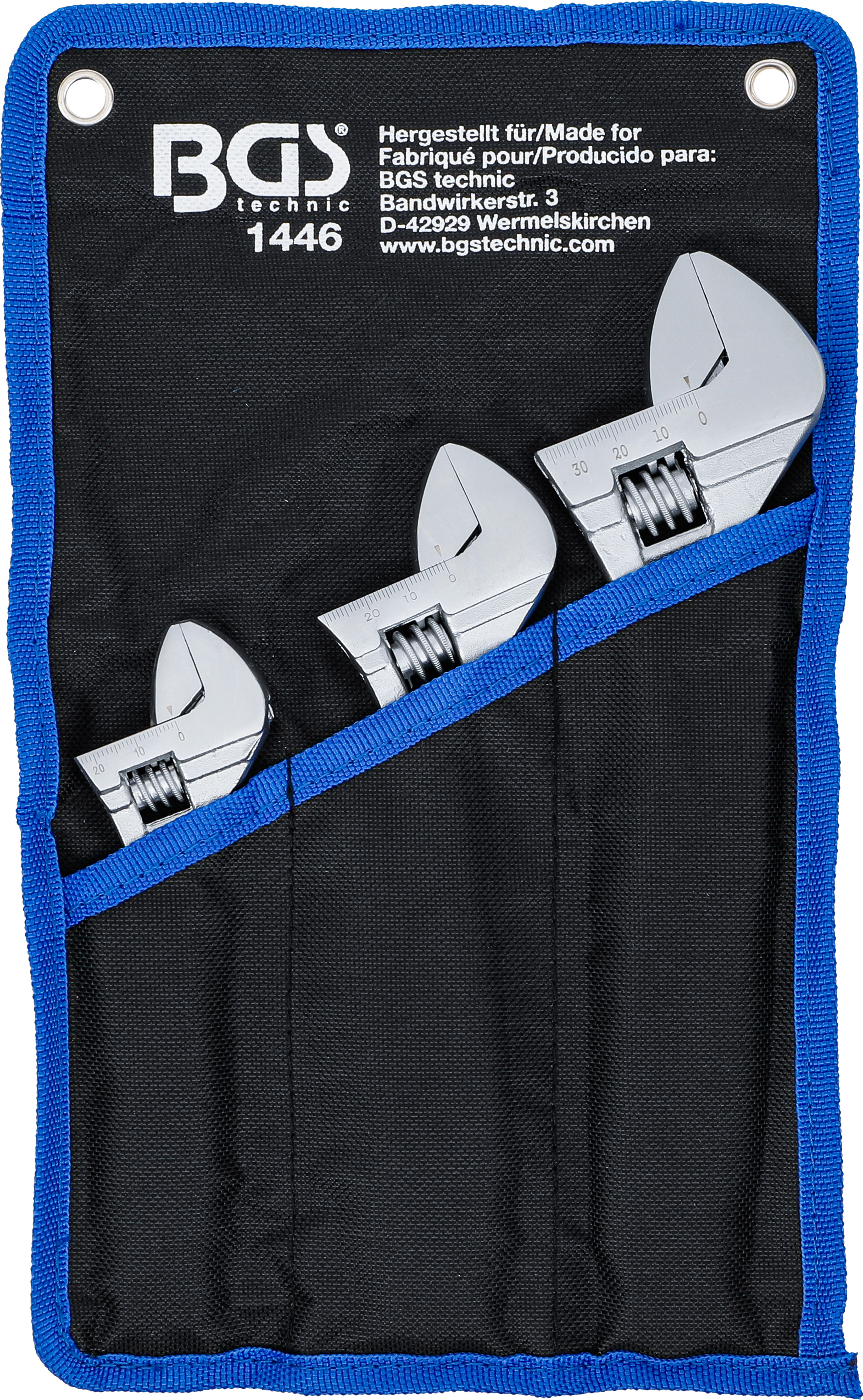 BGS Rollgabelschlüssel-Satz mit Kunststoff-Softgriff | 3-tlg.